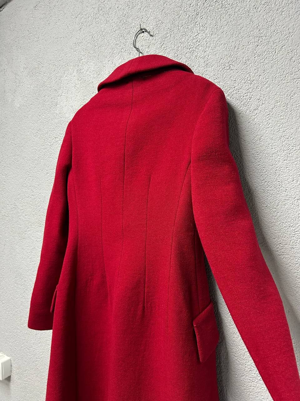 Prada Prada FW2009 Women’s Red Virgin Wool Coat Size M US 6 IT 42 Size M / US 6-8 / IT 42-44 - 9 Thumbnail