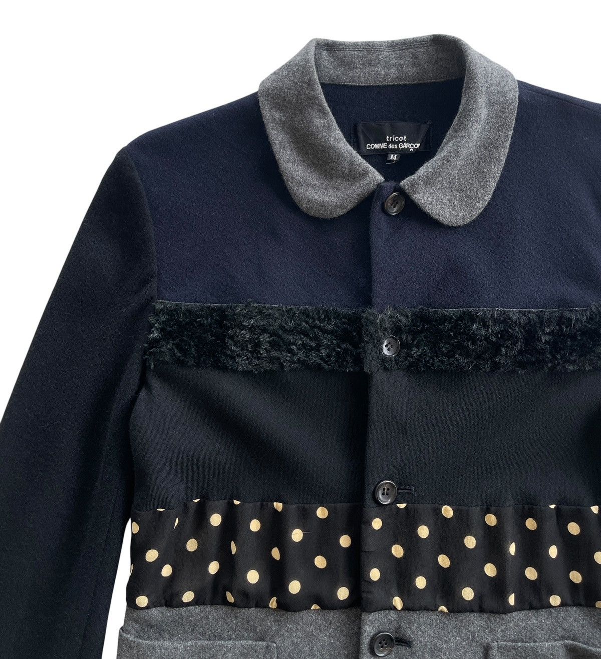 Tricot Comme des Garcons AD2000 Tricot Comme Des Garcons Polkadot Coat Size M / US 6-8 / IT 42-44 - 5 Thumbnail