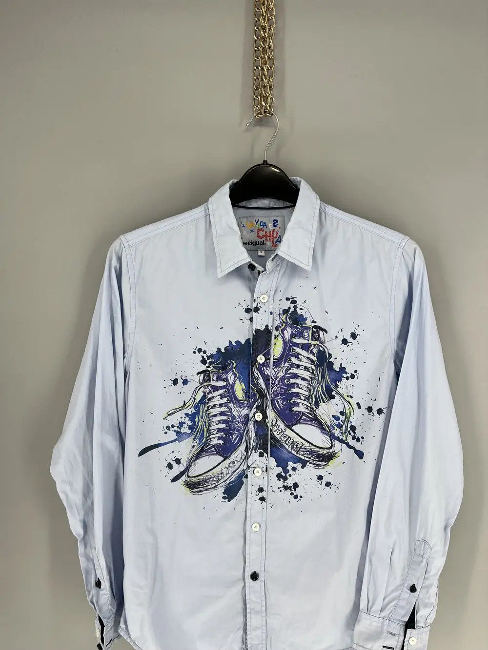 Vintage Men’s Desigual shirts white long sleeve size S Size US S / EU 44-46 / 1 - 6 Thumbnail