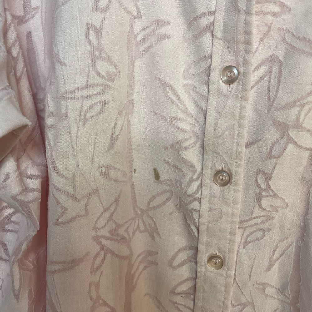 Harve Benard Harve Benard Linen Blend Button Front Shirt 3X Size 4XL / US 24-26 - 4 Thumbnail