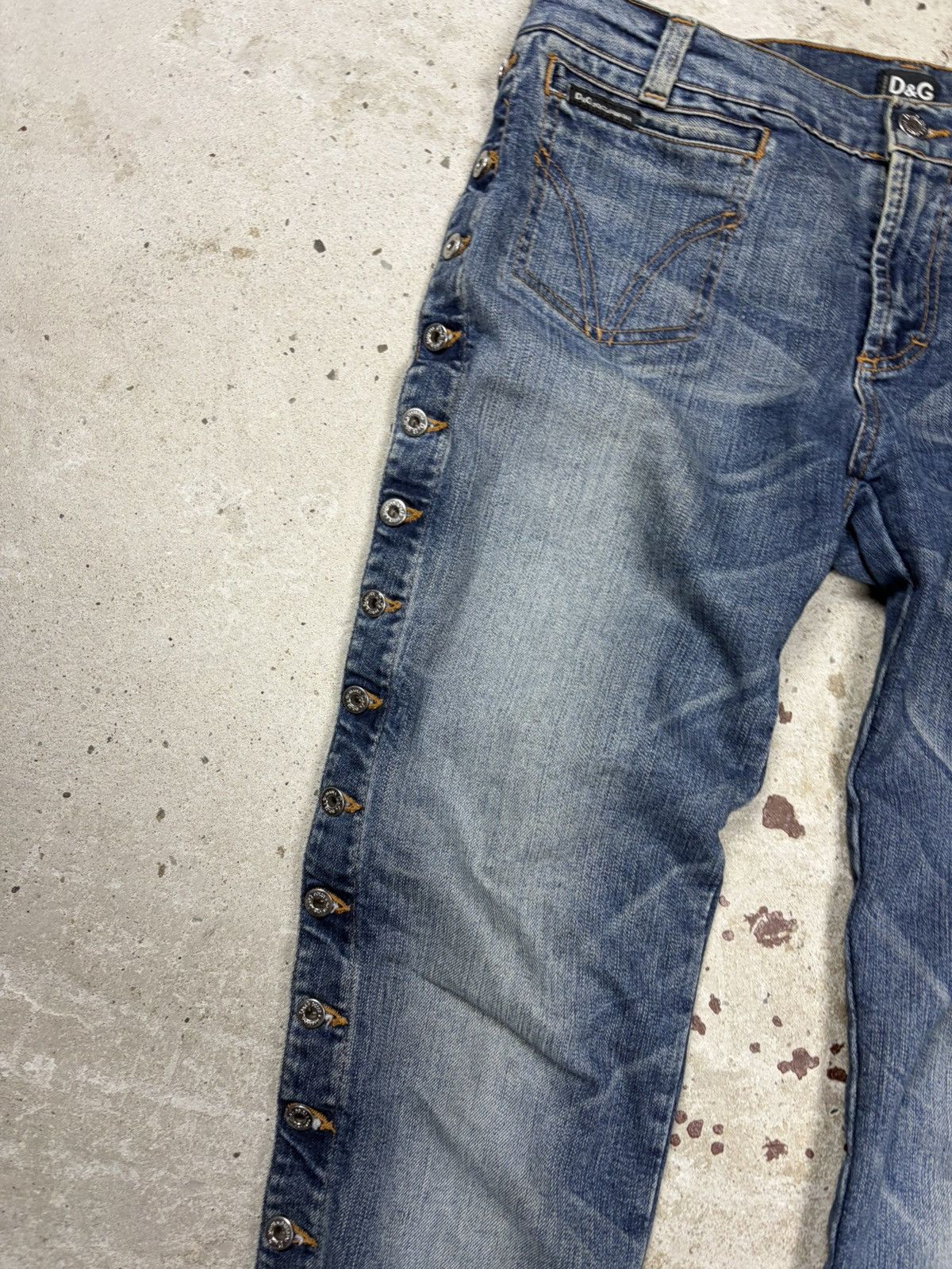 Dolce & Gabbana 2000s Dolce & Gabbana Low Rise Capri 3/4 Jeans Denim Pants Size 30" / US 8 / IT 44 - 6 Thumbnail