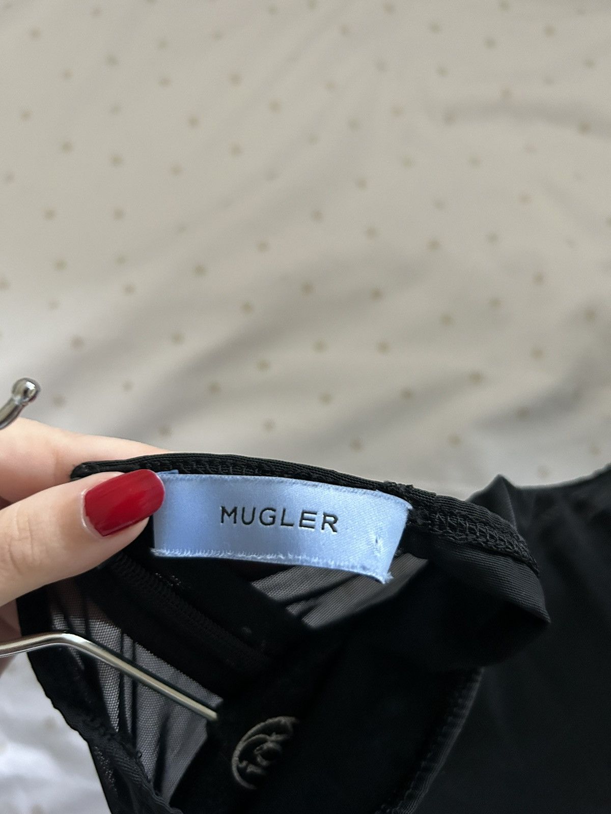 Mugler Mugler Sheer Long Sleeve Mini Dress Size XS / US 0-2 / IT 36-38 - 6 Thumbnail