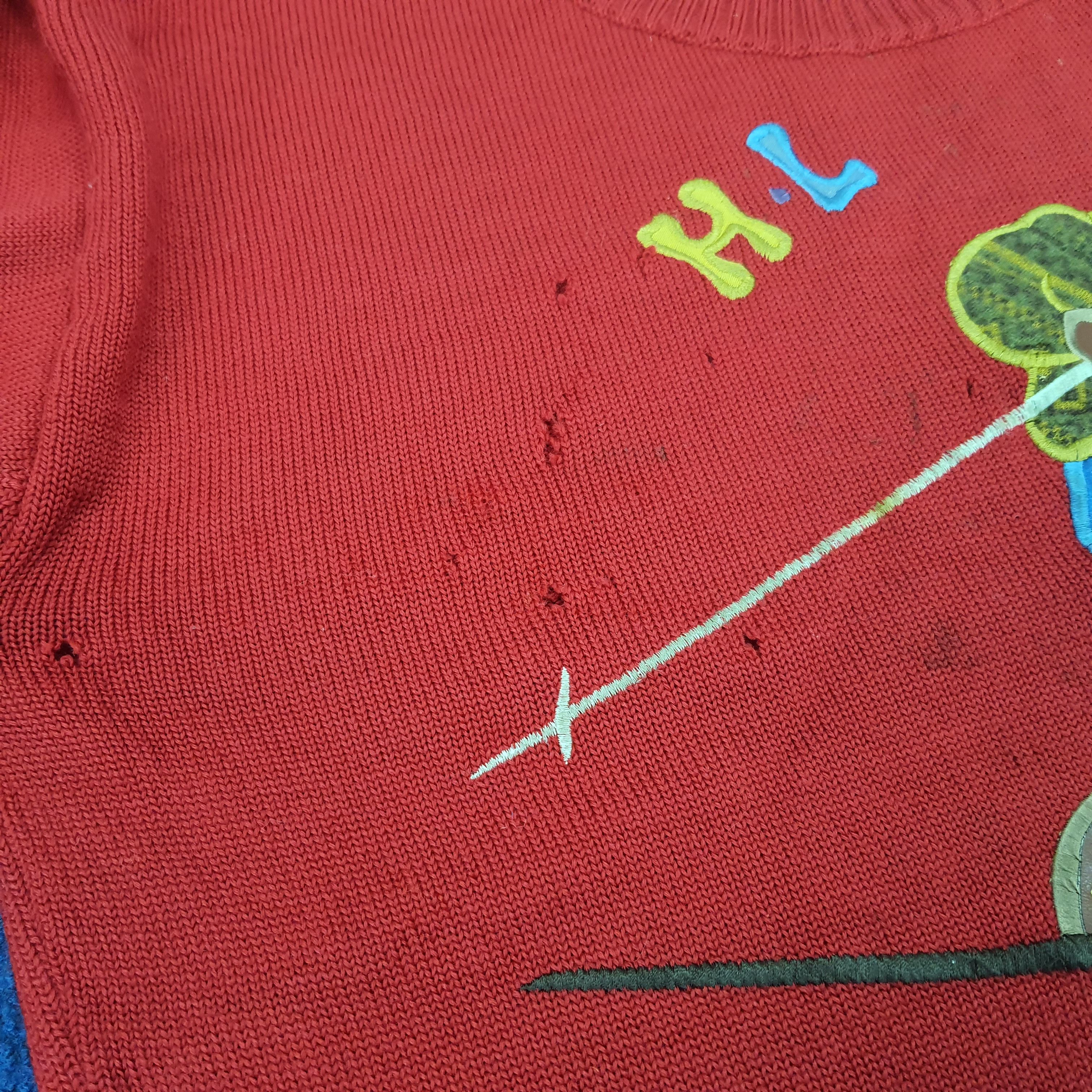 Vintage Vintage Henri Lucchapuis Happy ski Knitwear Size US M / EU 48-50 / 2 - 11 Thumbnail