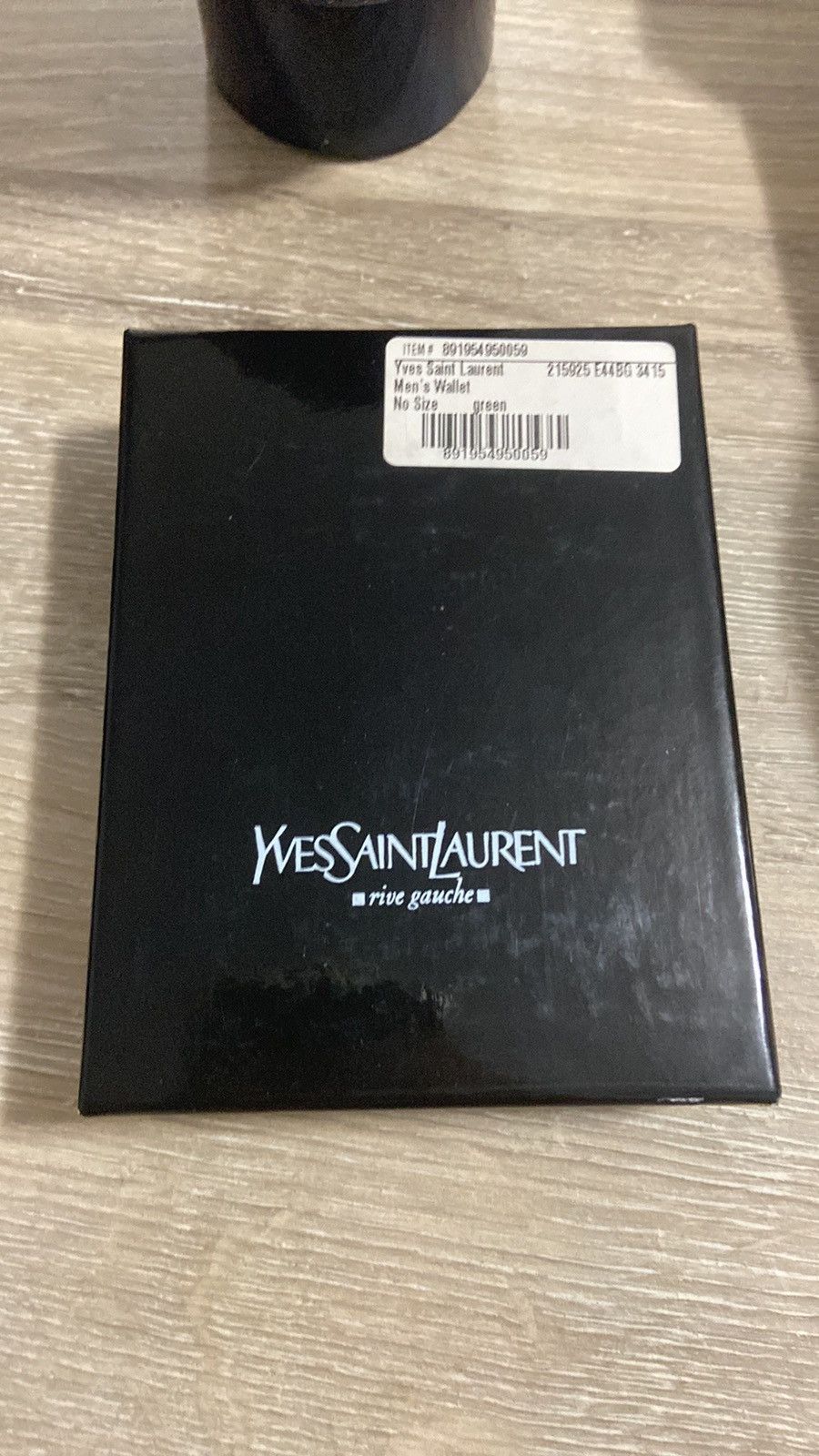 Yves Saint Laurent Vintage Yves Saint Laurent Green Embossed Leather Wallet Size ONE SIZE - 8 Thumbnail