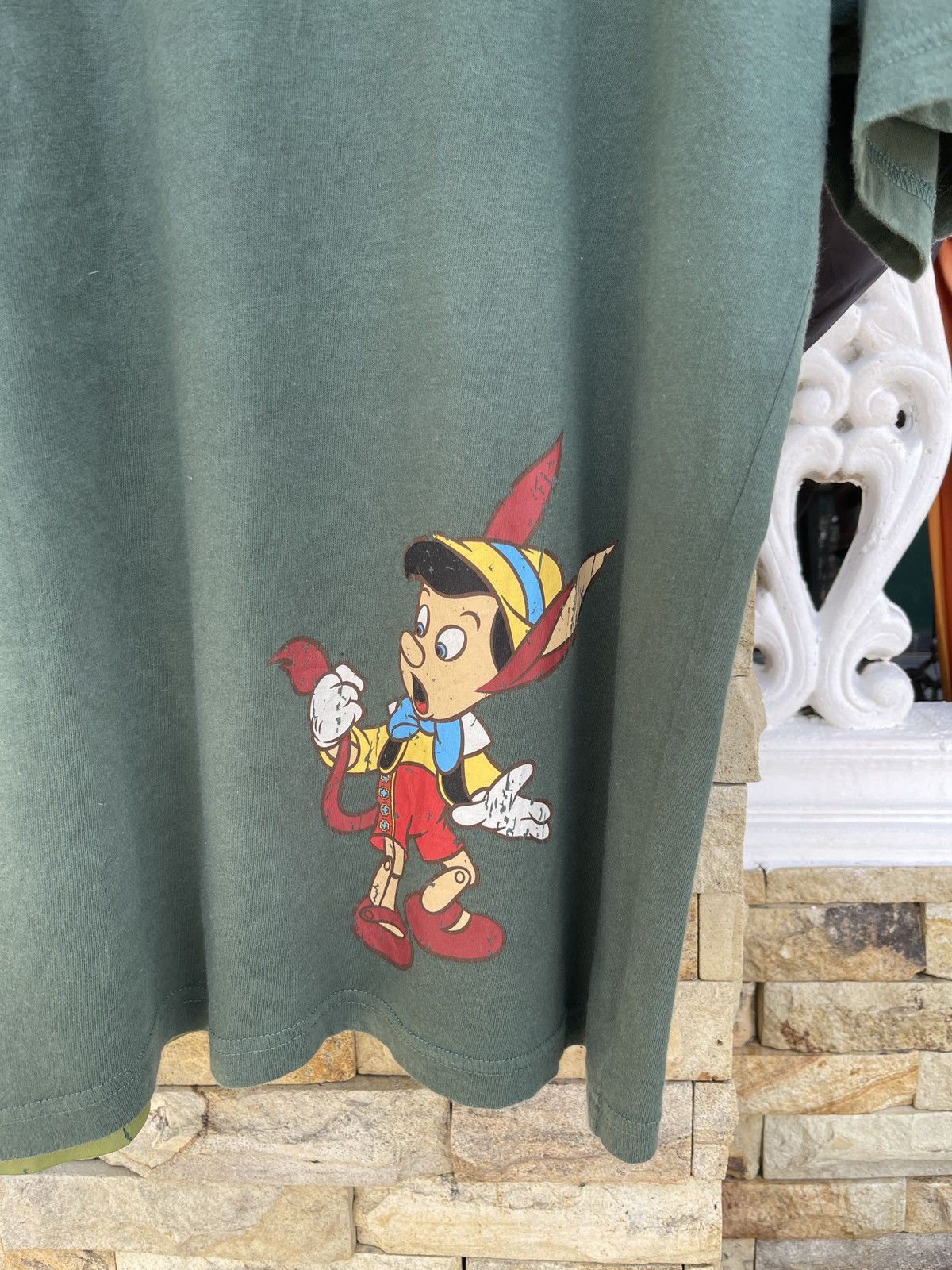 Cartoon Network Rare🔥Tokyo Disney T Shirt Big Bad Wolf Pinocchio Disney Size US L / EU 52-54 / 3 - 5 Thumbnail