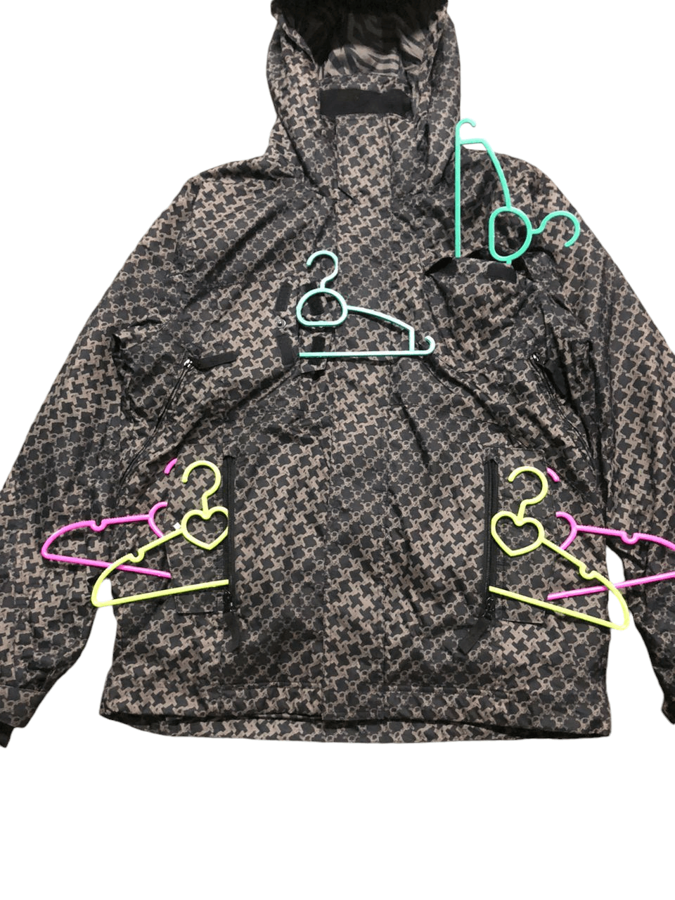 Japanese Brand Sims Snowboard Full Print Skulls Crossbones Ski Jacket Size US M / EU 48-50 / 2 - 8 Thumbnail
