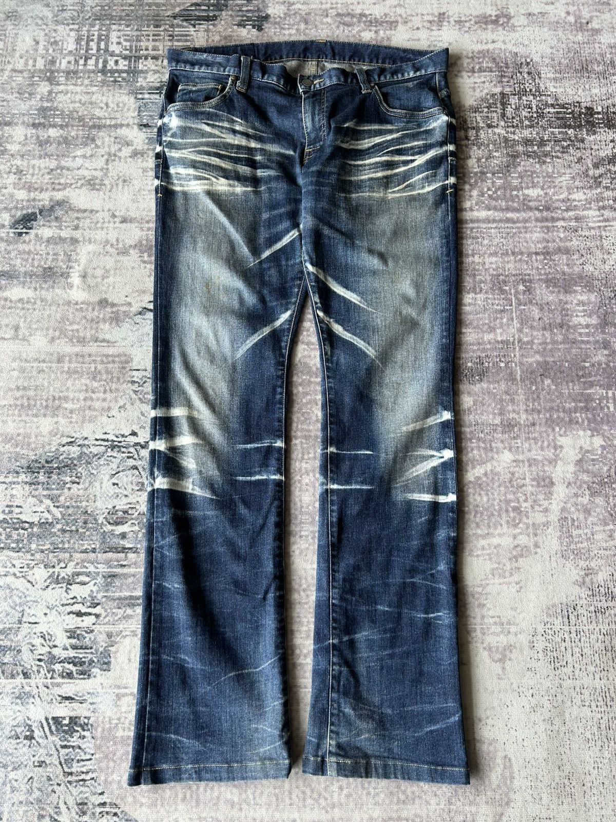 Tornado Mart Tornado Mart Mudwash Flared Jeans Size US 34 / EU 50 - 2 Thumbnail