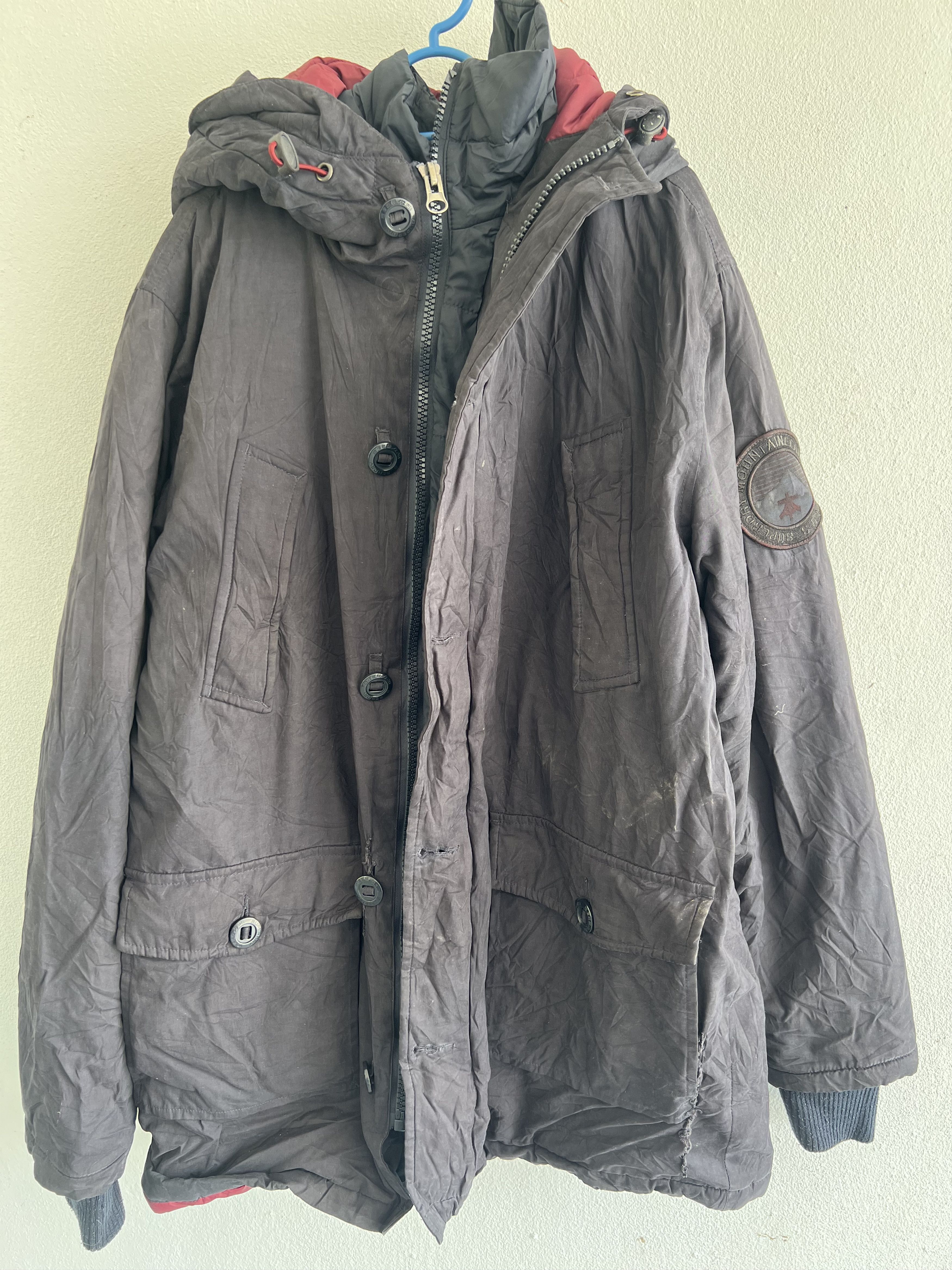 Japanese Brand × Superdry Superdry parkas full Zipper jacket Size US XL / EU 56 / 4 - 1 Thumbnail