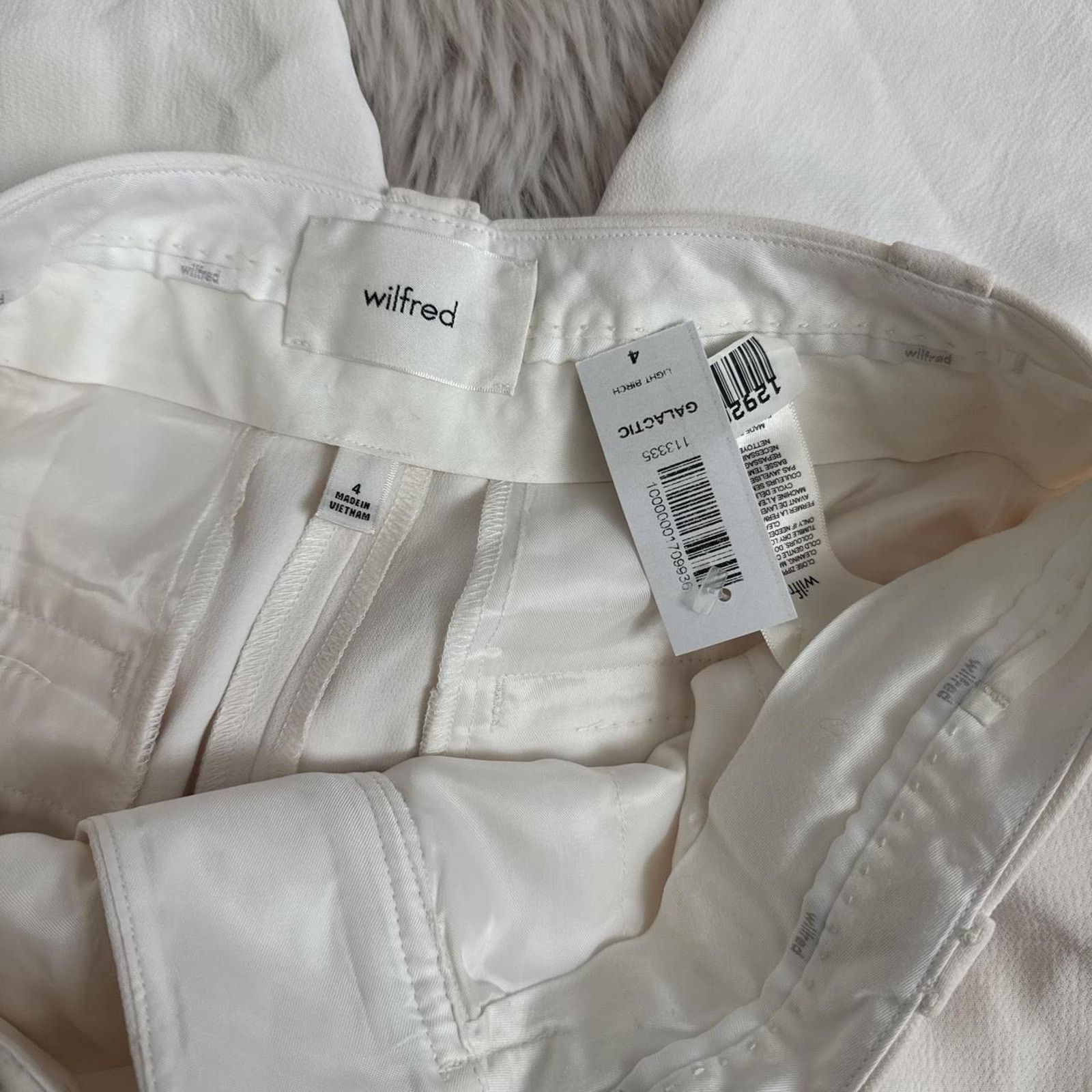 Aritzia NWT ARITZIA Wilfred Amaru Pant Pants - Light Birch 4 Reg. Size 27" / US 4 / IT 40 - 4 Thumbnail
