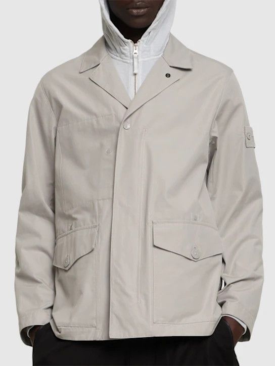Stone Island o1lsvrm0425 Ghost Blazer in Dust Size US XL / EU 56 / 4 - 3 Thumbnail