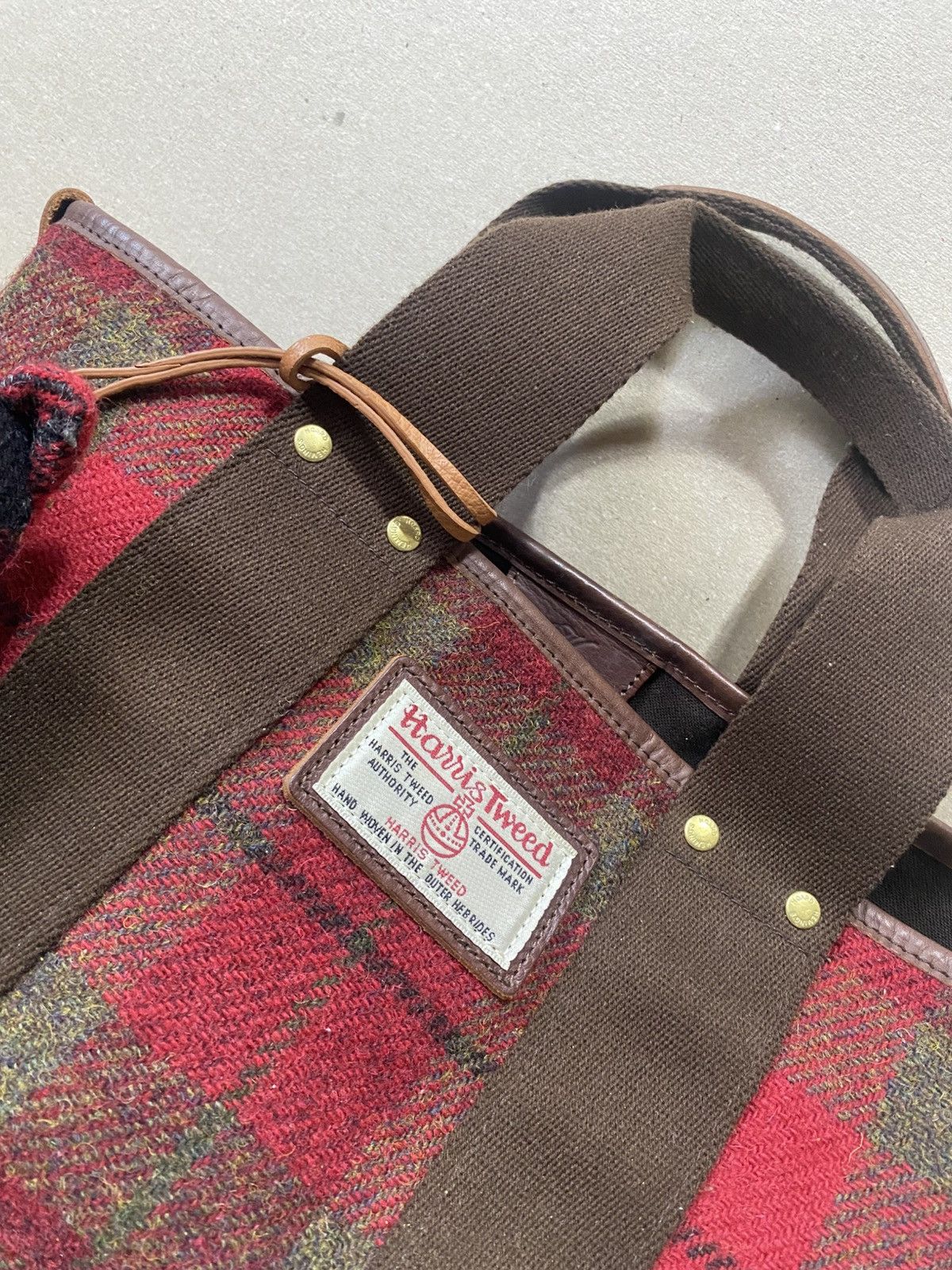 Harris Tweed × Vintage Harris Tweed Wool shoulder bag Size ONE SIZE - 3 Thumbnail