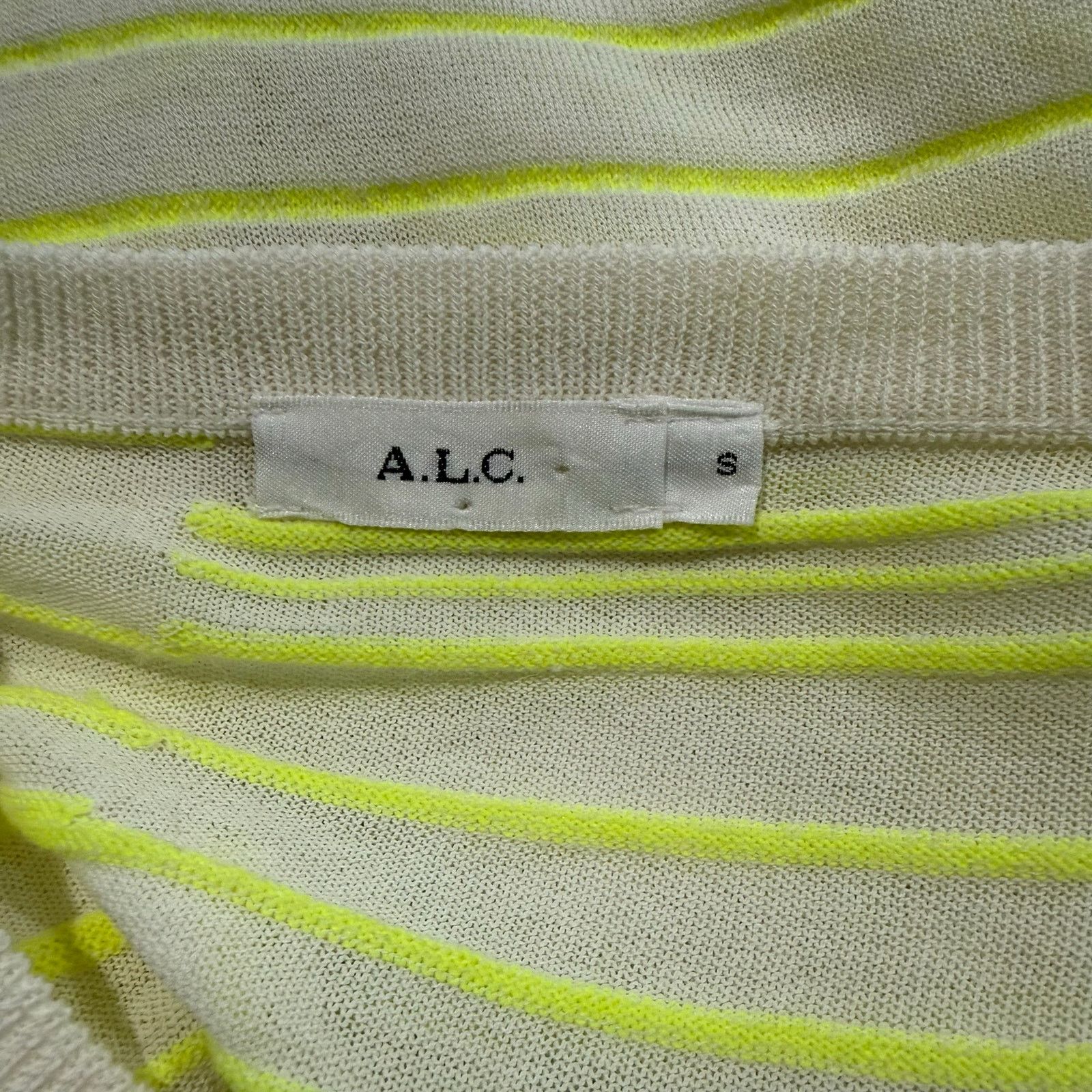 A.L.C. A.L.C. Women’s Striped Cotton Alpaca Blend Sweater Size S Size S / US 4 / IT 40 - 4 Thumbnail