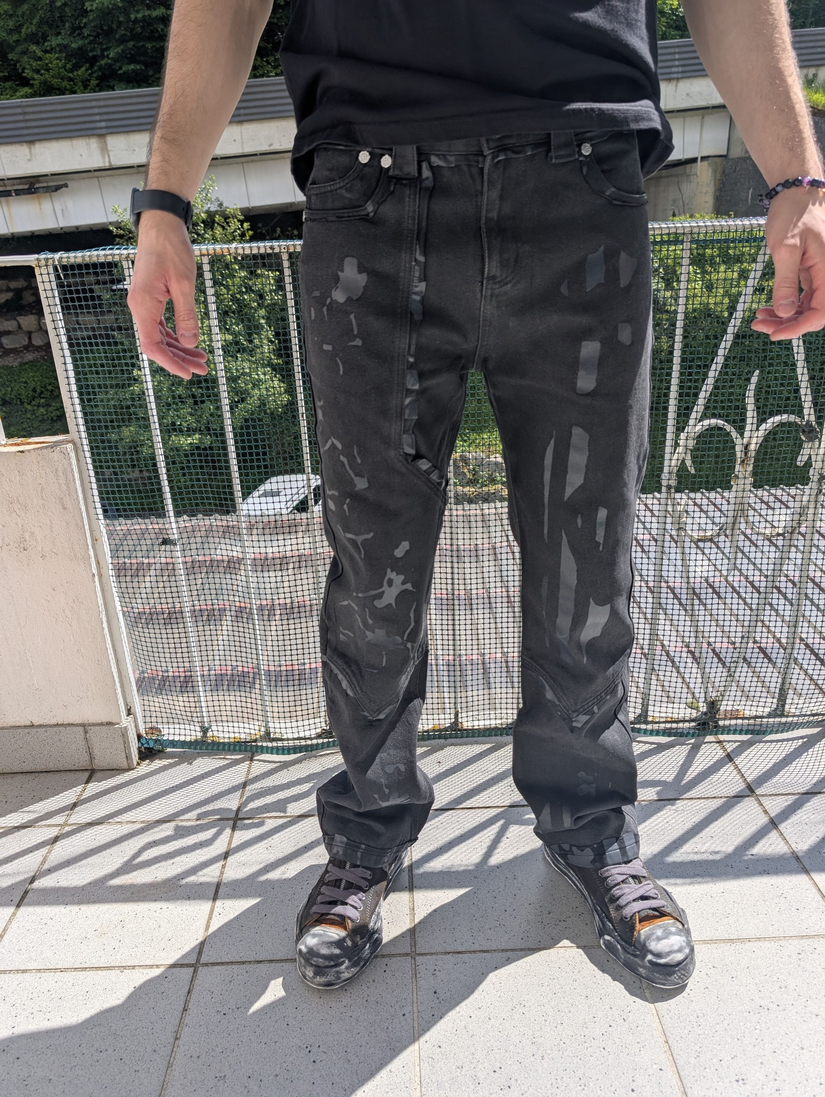 Racer Worldwide waxed jeans Size US 32 / EU 48 - 5 Thumbnail