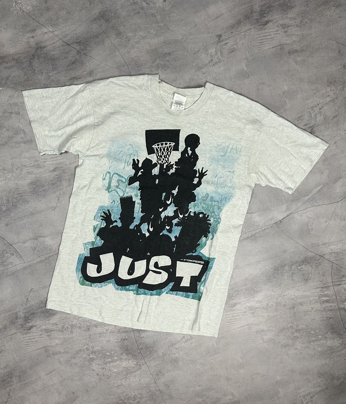 Nike Vintage Nike Just Do It Basketball T-Shirt Single Stitch Size US S / EU 44-46 / 1 - 1 Thumbnail