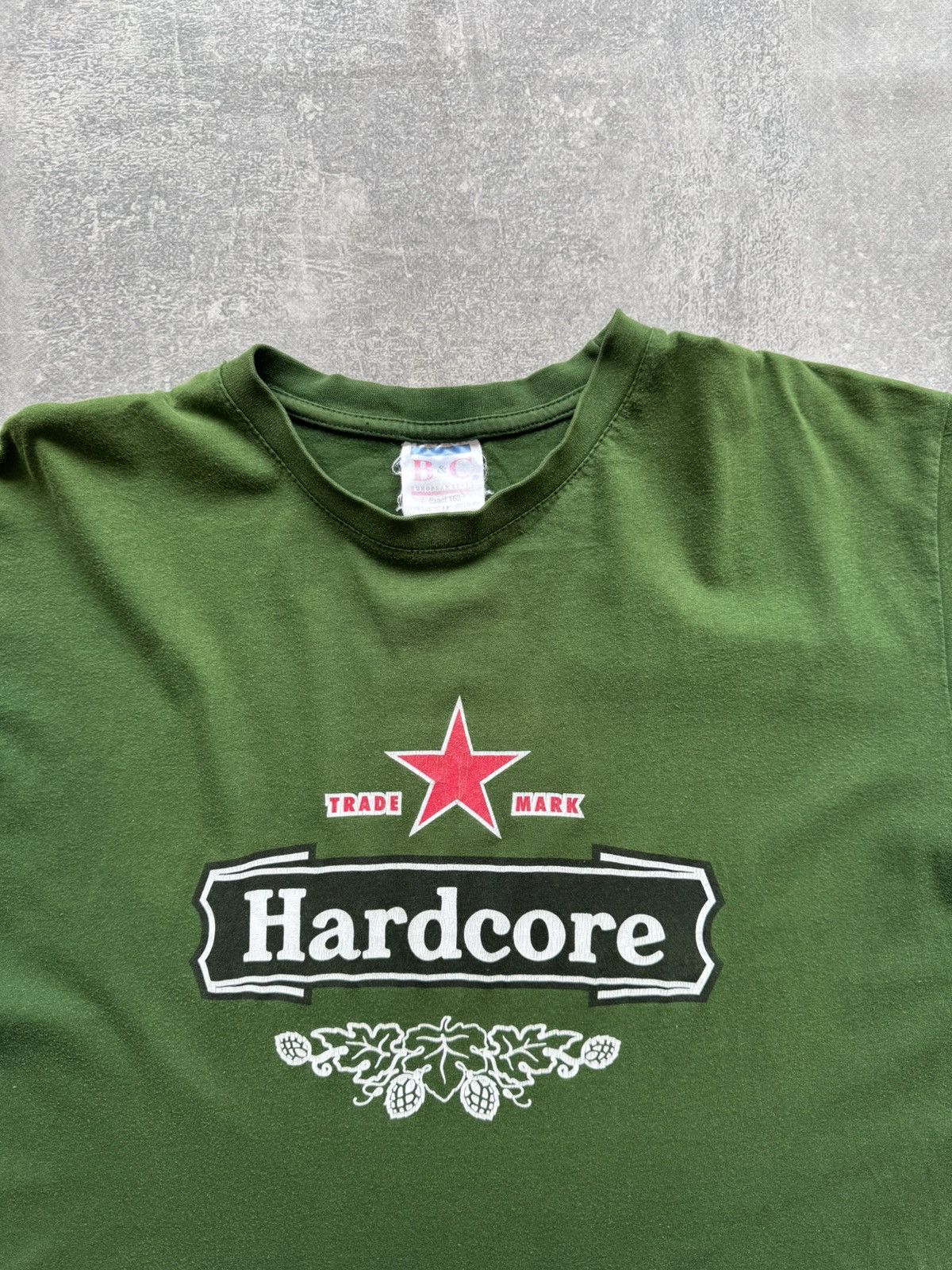 Band Tees × Heineken × Vintage 90s Hardcore Heineken Distressed Rare Tshirt Size US M / EU 48-50 / 2 - 3 Thumbnail