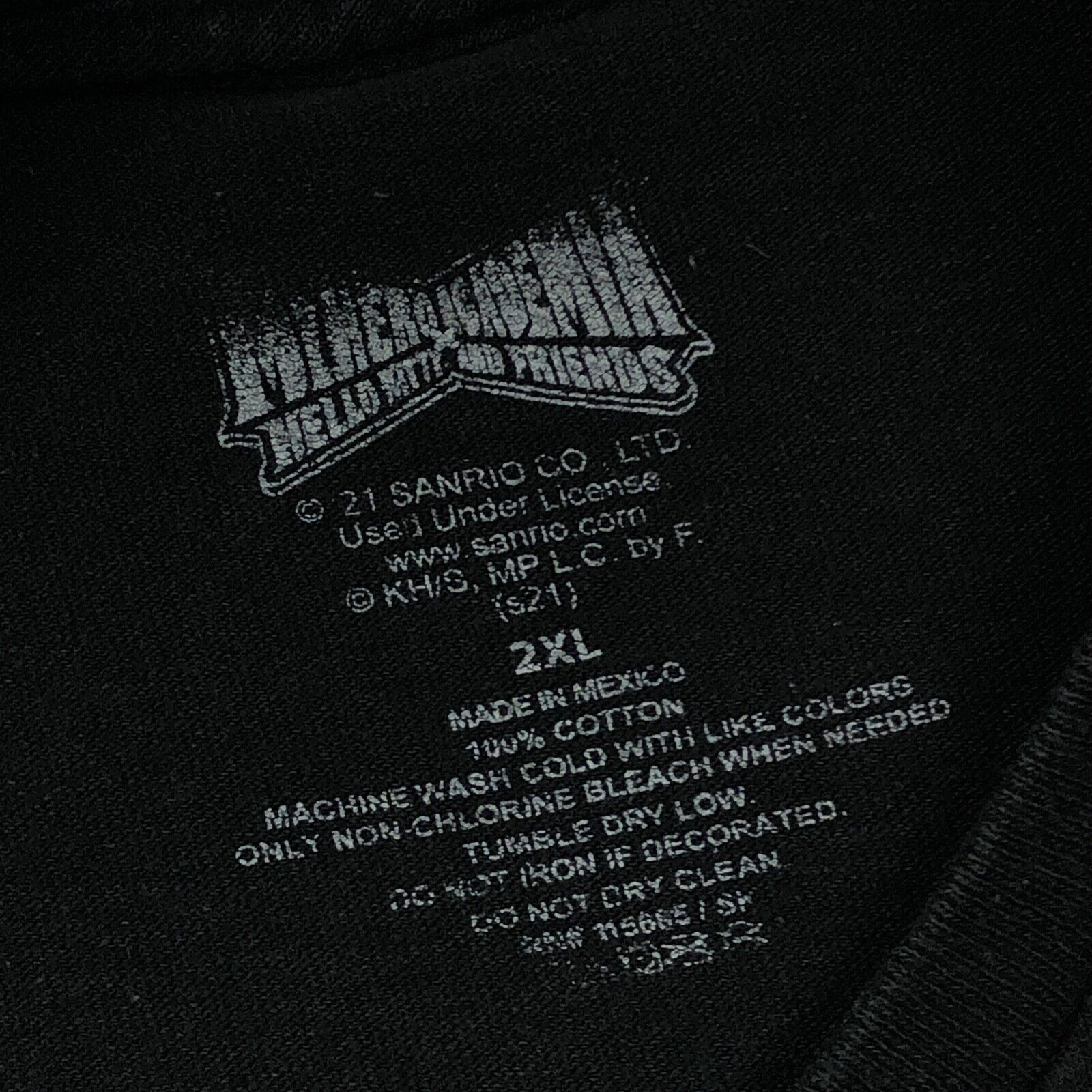 Vintage 2021 Hello Kitty and Friends My Hero Academia Black Tee XXL Size US XXL / EU 58 / 5 - 5 Thumbnail