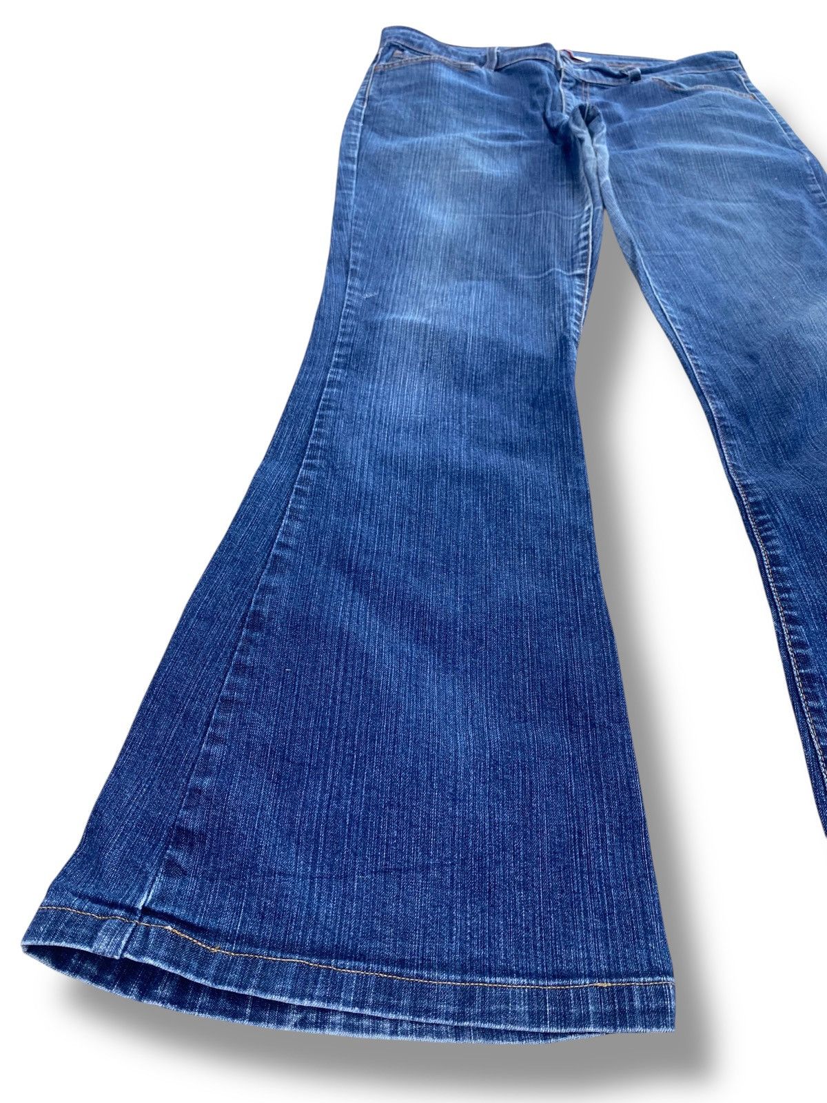 Levi's Levi’s X Cristina Llorca Faded Wash Style Flare Jeans Size US 34 / EU 50 - 7 Thumbnail