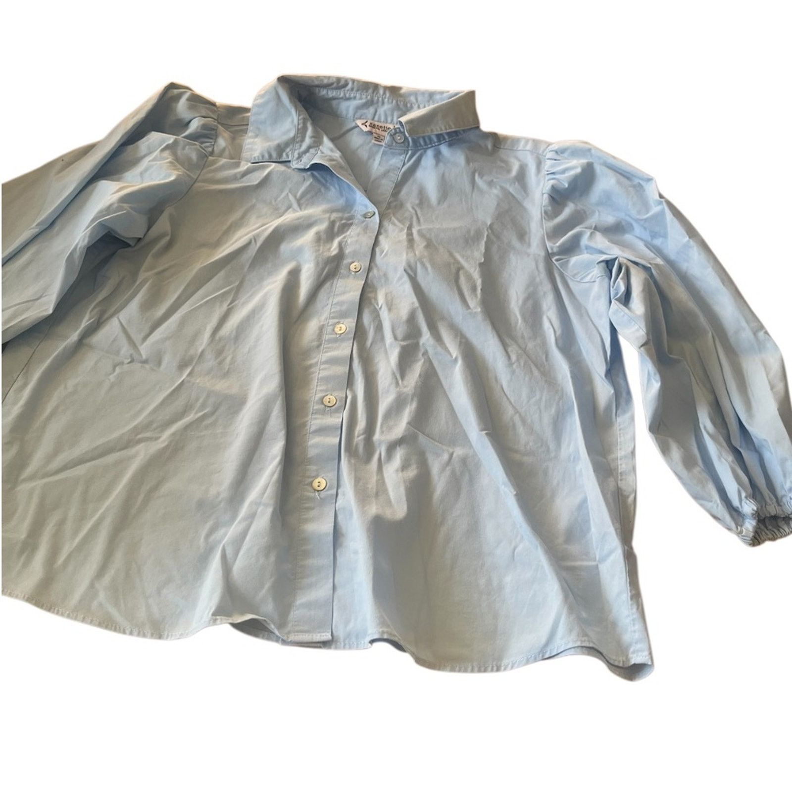 Nanette Lepore Nanette Lepore Light Blue Button Down Shirt, size Medium Size M / US 6-8 / IT 42-44 - 1 Thumbnail