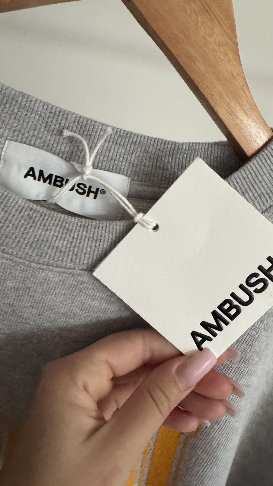 Ambush Design Ambush sweatshirt new with tags S M L grey Size US S / EU 44-46 / 1 - 5 Thumbnail