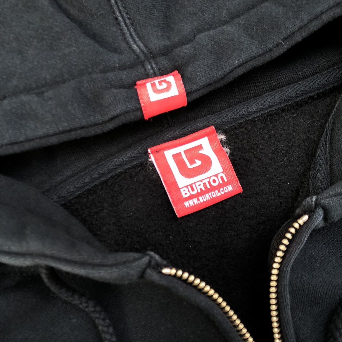 Burton × Vintage Y2k Burton Logo Zipper Hoodie Size US L / EU 52-54 / 3 - 3 Thumbnail