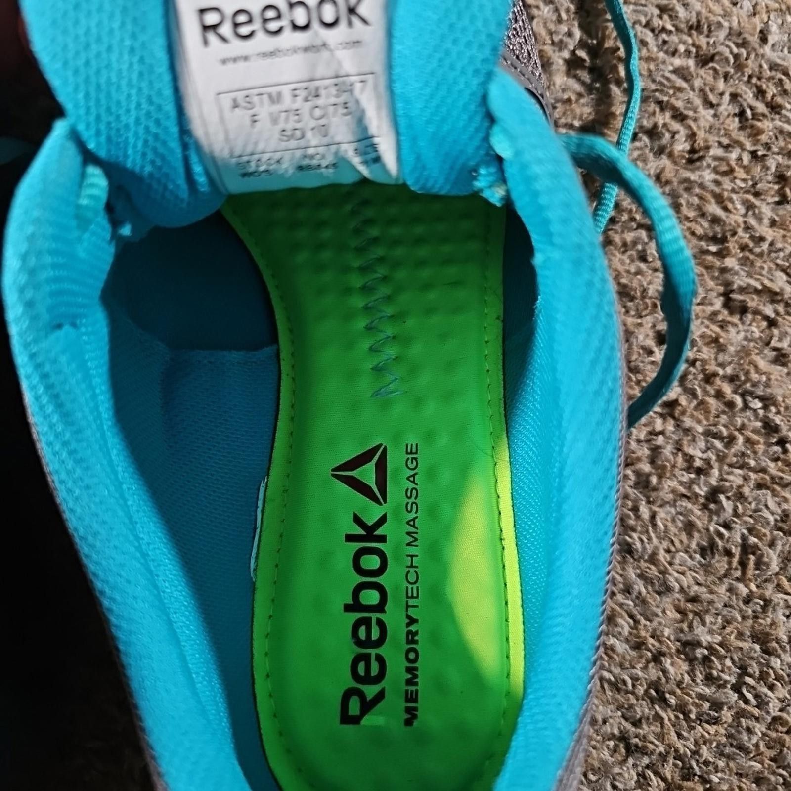 Reebok Reebok Women’s RB045 Alloy Toe Work Gray Teal Size 11M Size US 11 / IT 41 - 11 Thumbnail