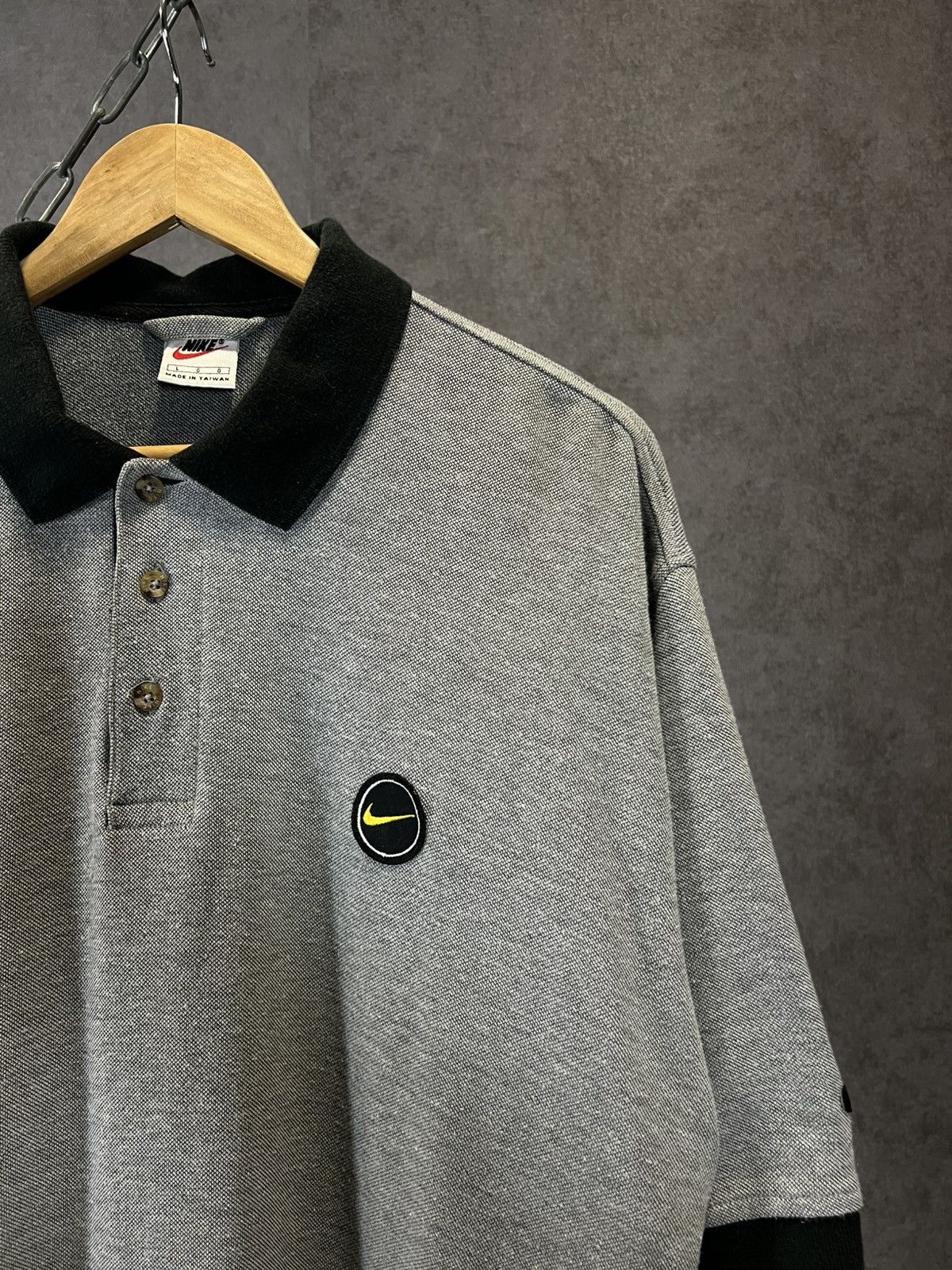 Nike Nike Team made in Taiwan vintage polo tee Size US L / EU 52-54 / 3 - 3 Thumbnail