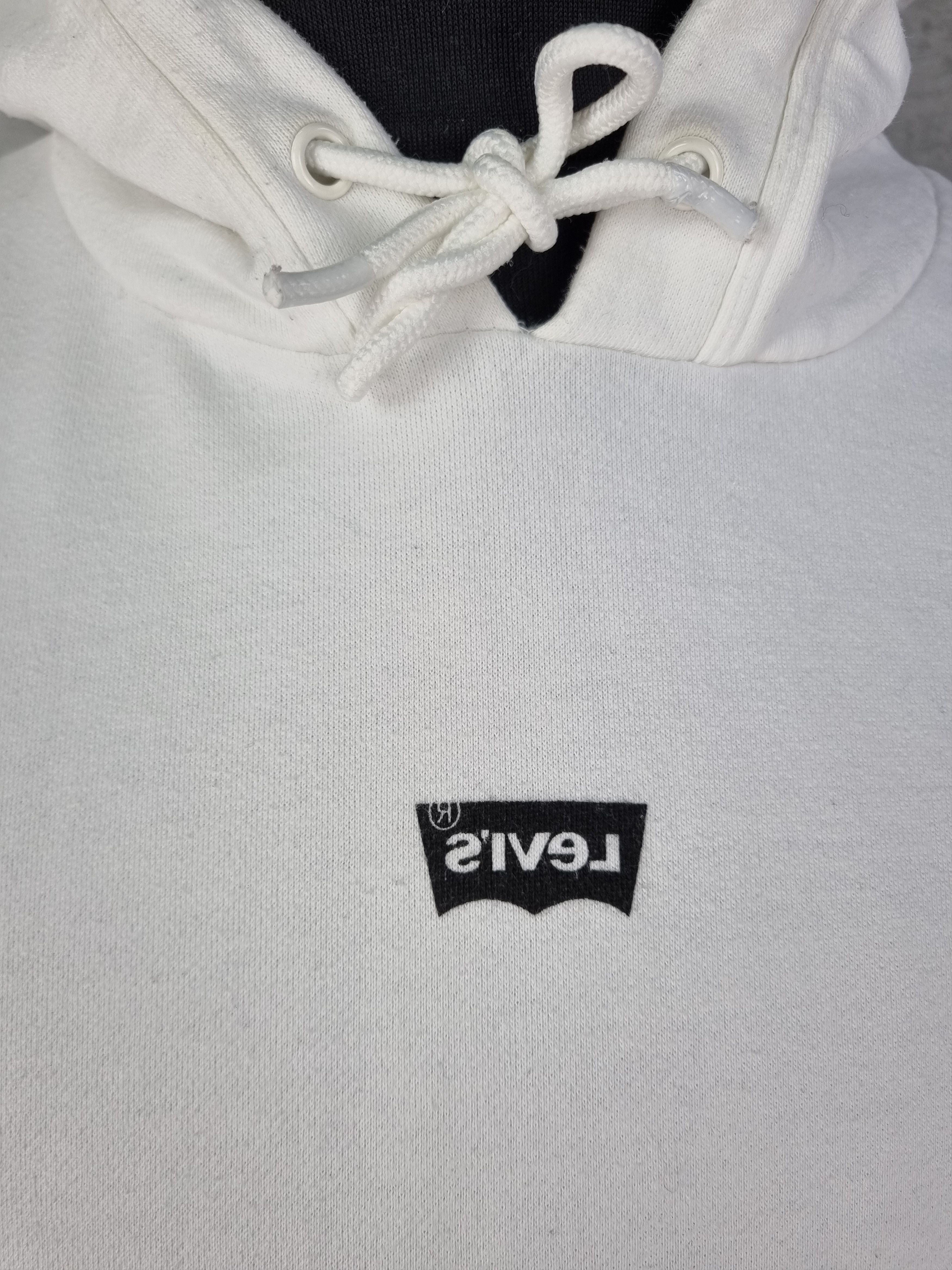 Levi's × Levi's Vintage Clothing Rare Box Logo Levi's Vintage White Hoodie Size US M / EU 48-50 / 2 - 8 Thumbnail