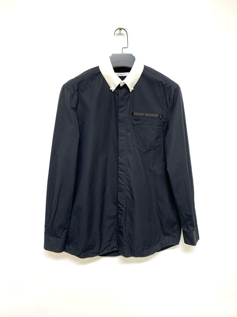 Givenchy Givenchy Size 38Dark Collar Shirt 2506-Nextarrow Size US XL / EU 56 / 4 - 1 Thumbnail