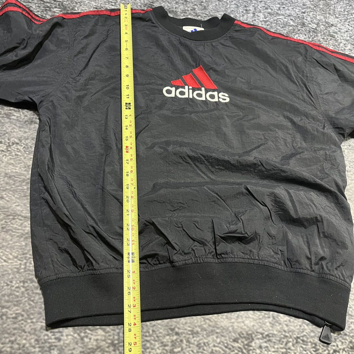 Adidas Vintage Y2K Adidas Embroidered Logo Windbreaker Pullover Size US L / EU 52-54 / 3 - 10 Thumbnail