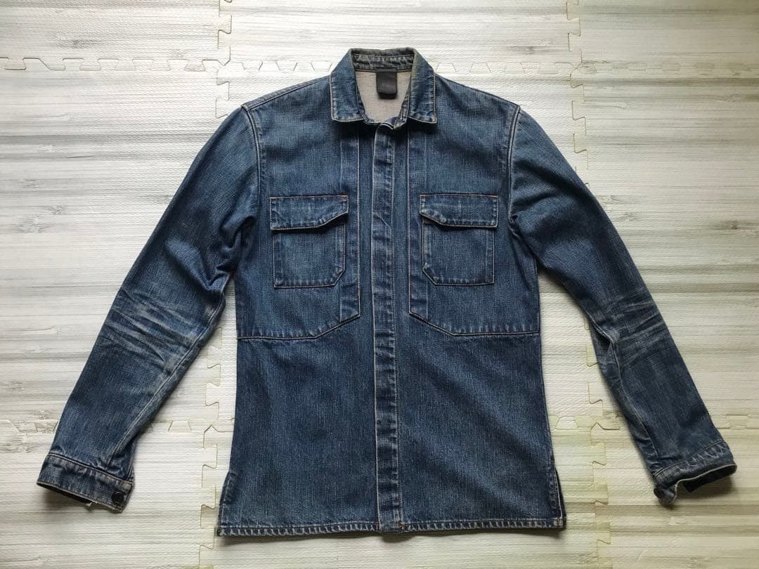 Hedi Slimane 03SS Dior Homme Denim Jacket Size US S / EU 44-46 / 1 - 1 Thumbnail