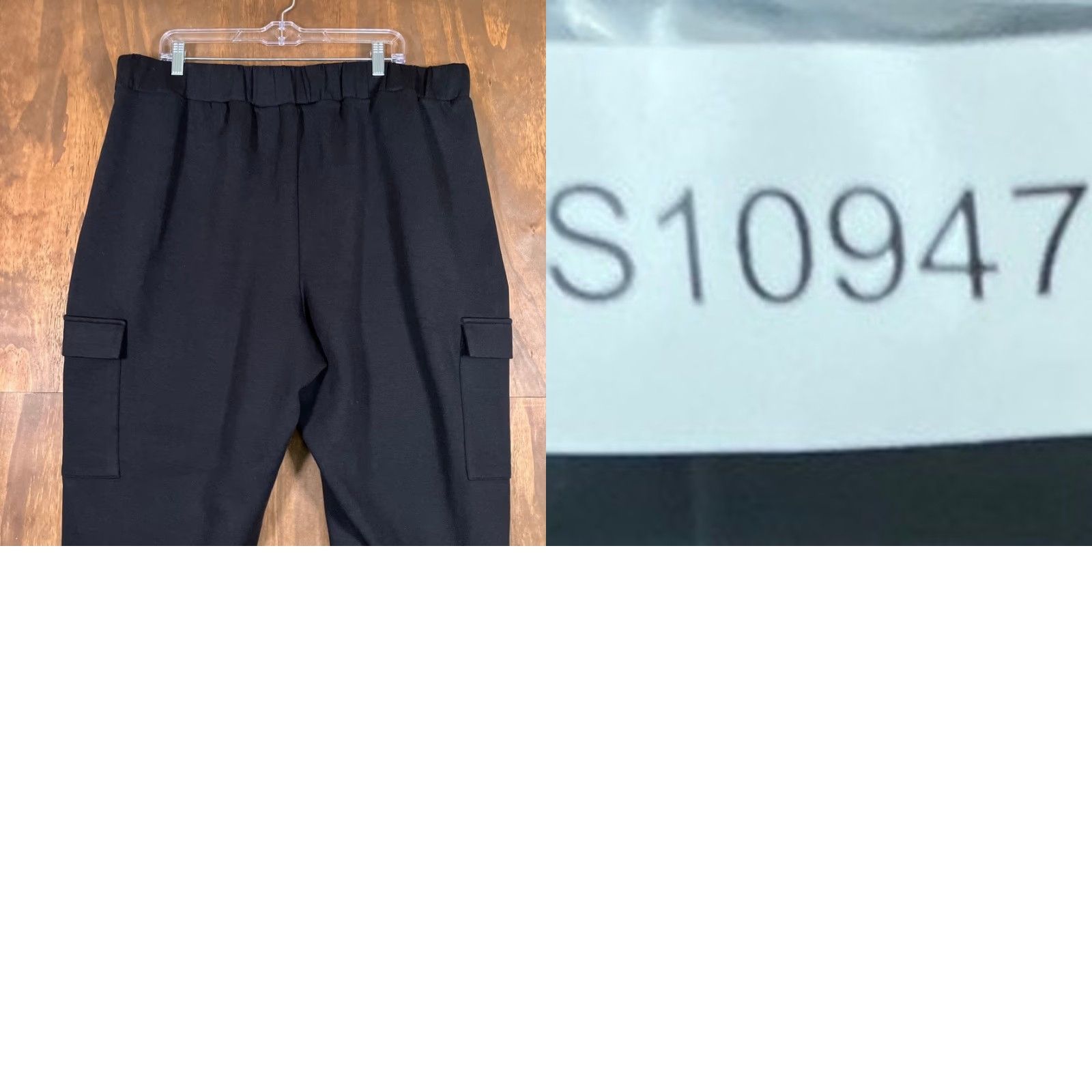 Express Express Pants Black High Rise Cropped Cargo Jogger XL Women Size 26" / US 2 / IT 38 - 9 Thumbnail