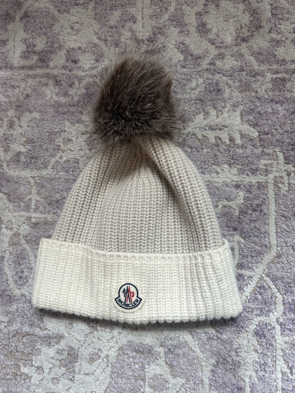 Moncler Moncler Beanie with fluffy ball Size ONE SIZE - 1 Thumbnail