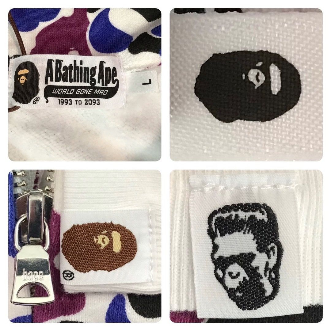 Bape 2024 🔥Hong Kong Store Camo🔥 BAPE shark full zip hoodie APE Size US L / EU 52-54 / 3 - 8 Thumbnail