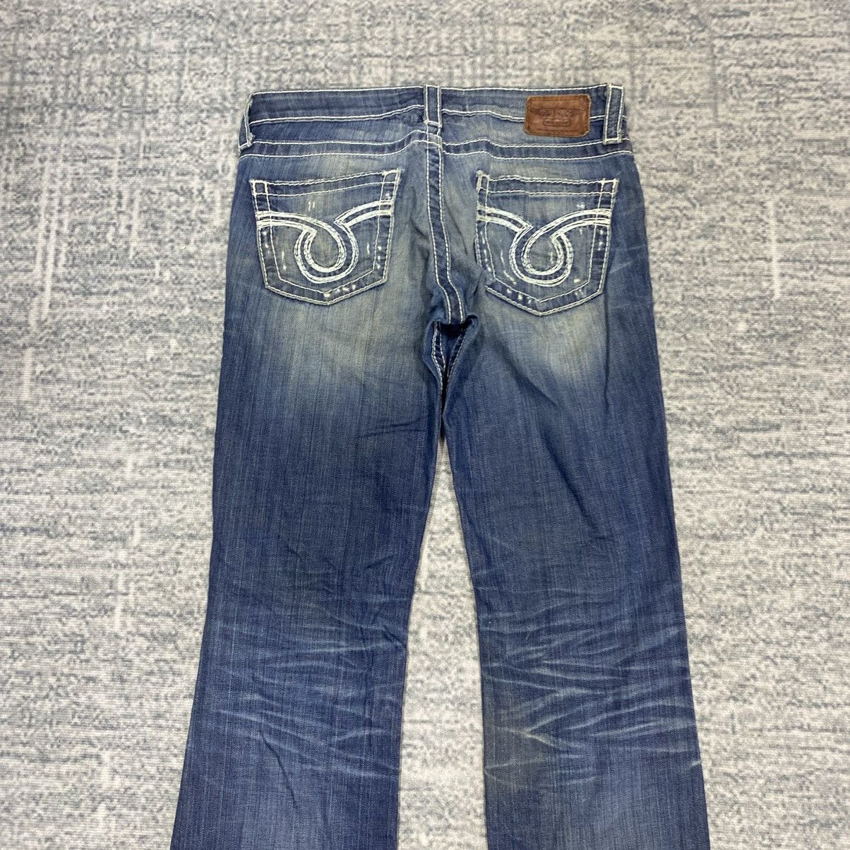 Japanese Brand Flare🔥 Big Star Washed Blue Jeans Punk 90s Cowboy Size US 32 / EU 48 - 11 Thumbnail