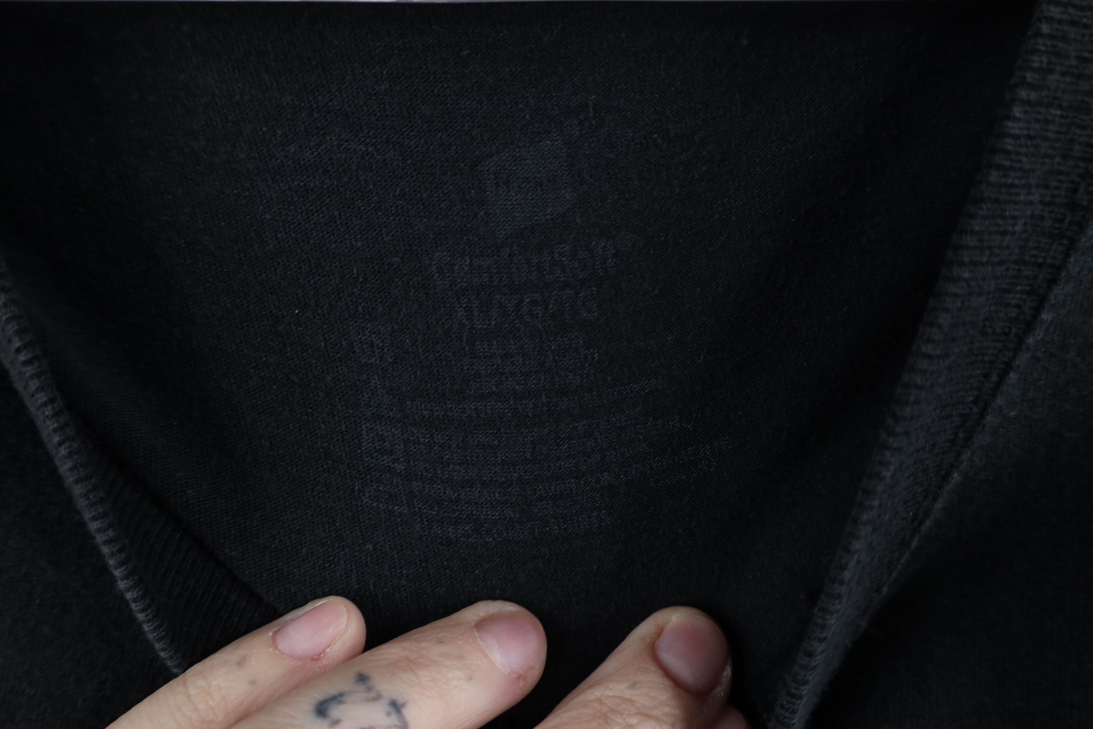 Vintage Vintage Y2K Streetwear Blank Cotton Pocket T-Shirt Black Size US XL / EU 56 / 4 - 6 Thumbnail
