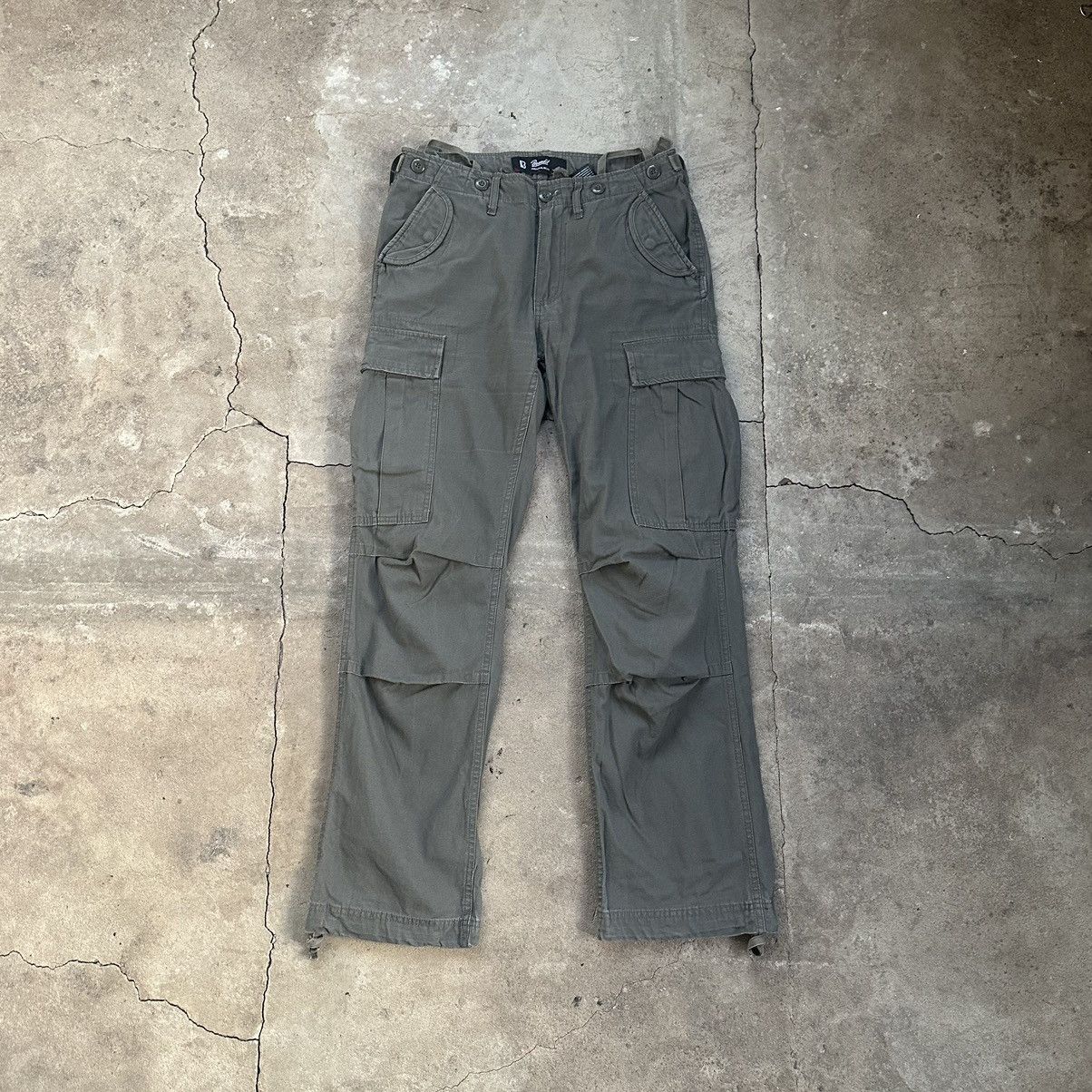 Japanese Brand Brandit black cargo multipocket pants Size US 29 - 1 Thumbnail