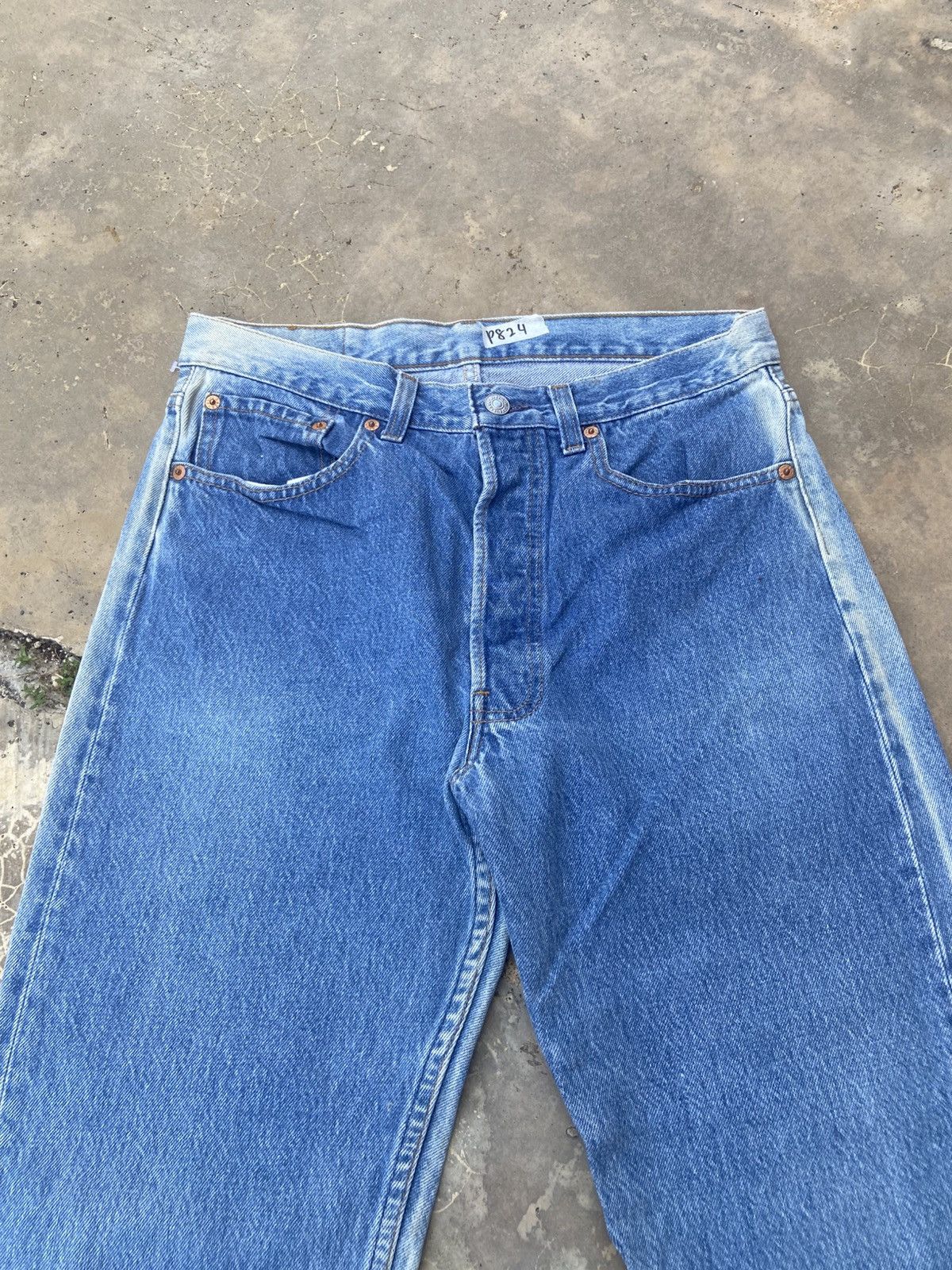 Levi's Vintage Levi’s 501XX Distressed Fade Pant Size US 30 / EU 46 - 3 Thumbnail