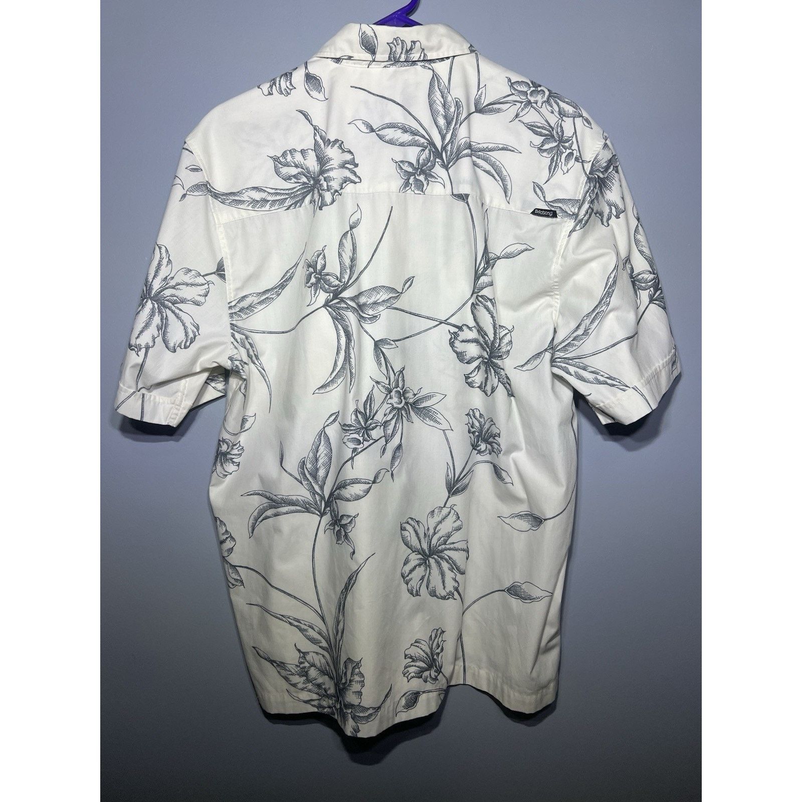 Billabong Billabong Shirt Button Up Hawaiian Bamboo Floral Hibiscus Size US M / EU 48-50 / 2 - 4 Thumbnail