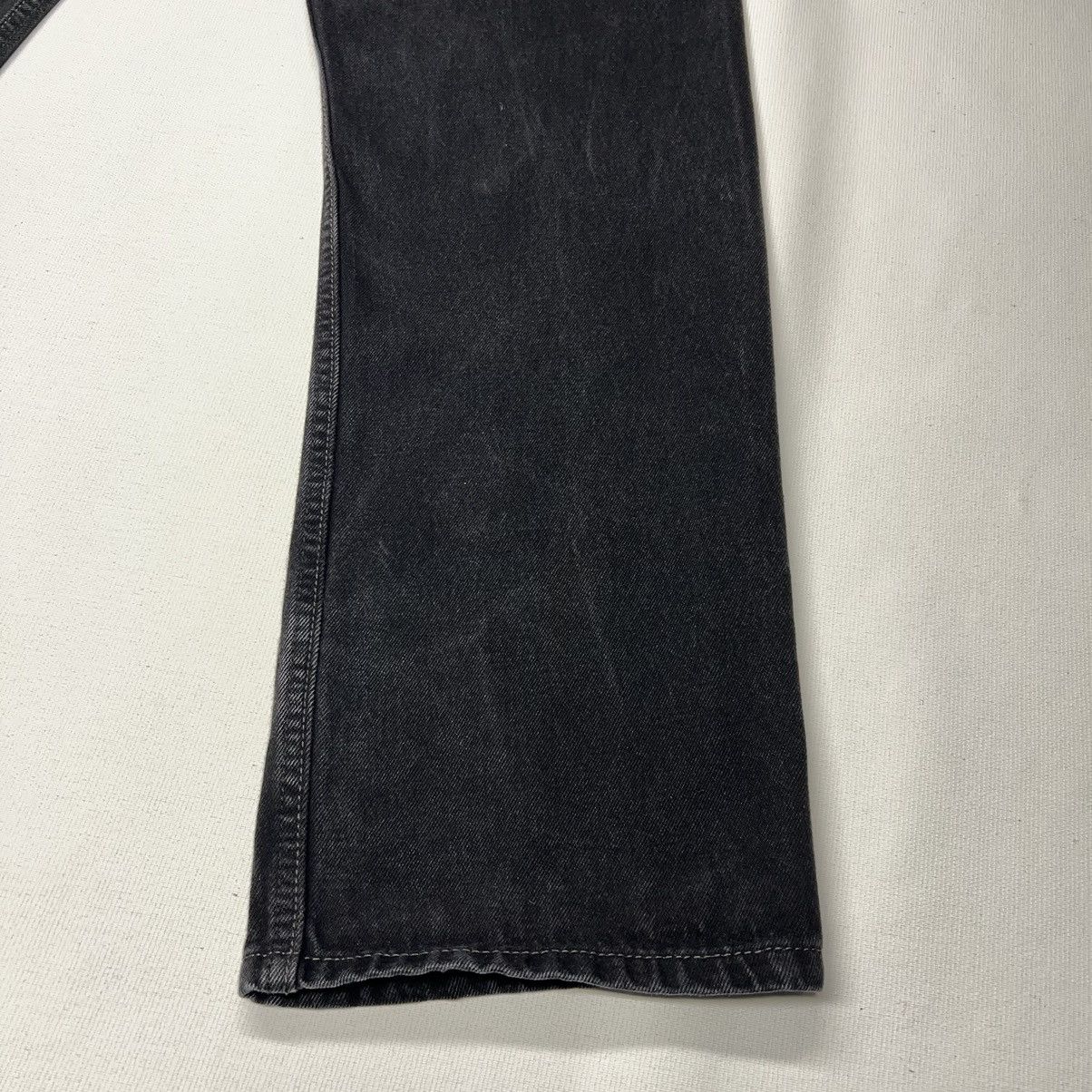 Levi's × Vintage Levis Jeans Black 505 Regular Fit Straight Denim Faded Size US 38 / EU 54 - 13 Thumbnail