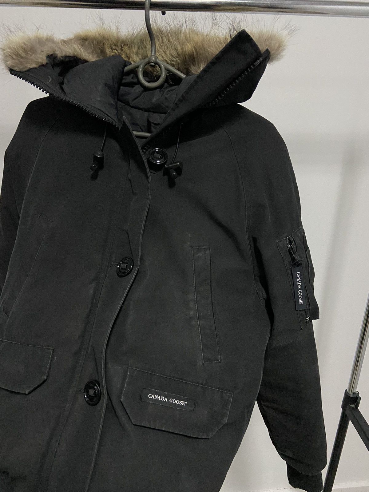 Canada Goose × Vintage Canada Goose chilliwack bomber Jacket Hood fur Size M / US 6-8 / IT 42-44 - 12 Thumbnail