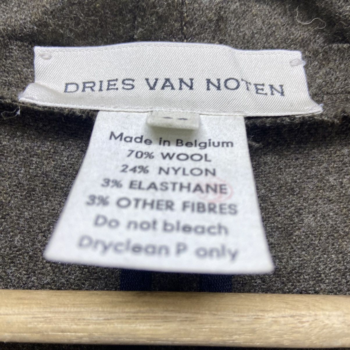 Dries Van Noten Sleeveless & Buttonless Distressed Wool Long Cardigan Coat Size XS / US 0-2 / IT 36-38 - 19 Thumbnail