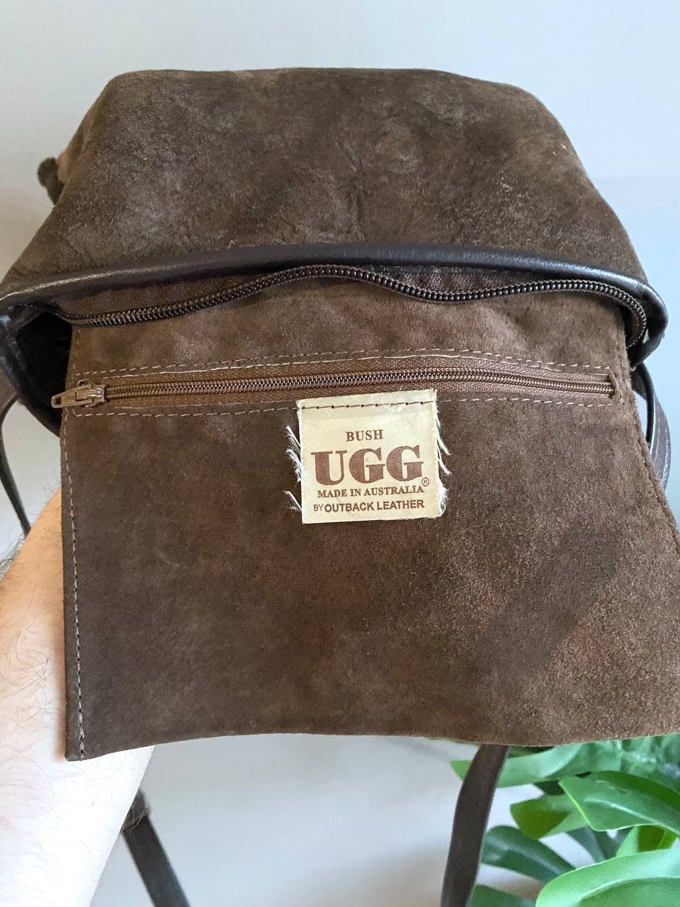 Ugg × Vintage UGG Australia Vintage Leather Brown Bag, Made in Australia Size ONE SIZE - 17 Thumbnail
