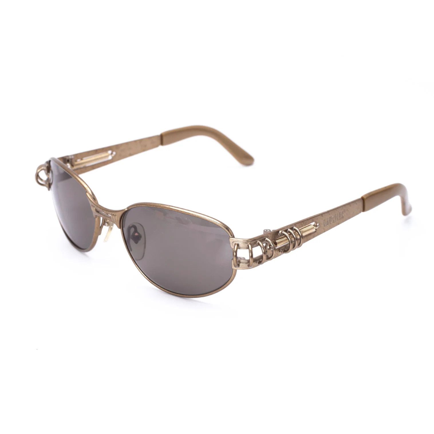 Jean Paul Gaultier Side Ring Spring Frame Sunglasses Bronze 55□17 140 Size ONE SIZE - 1 Thumbnail