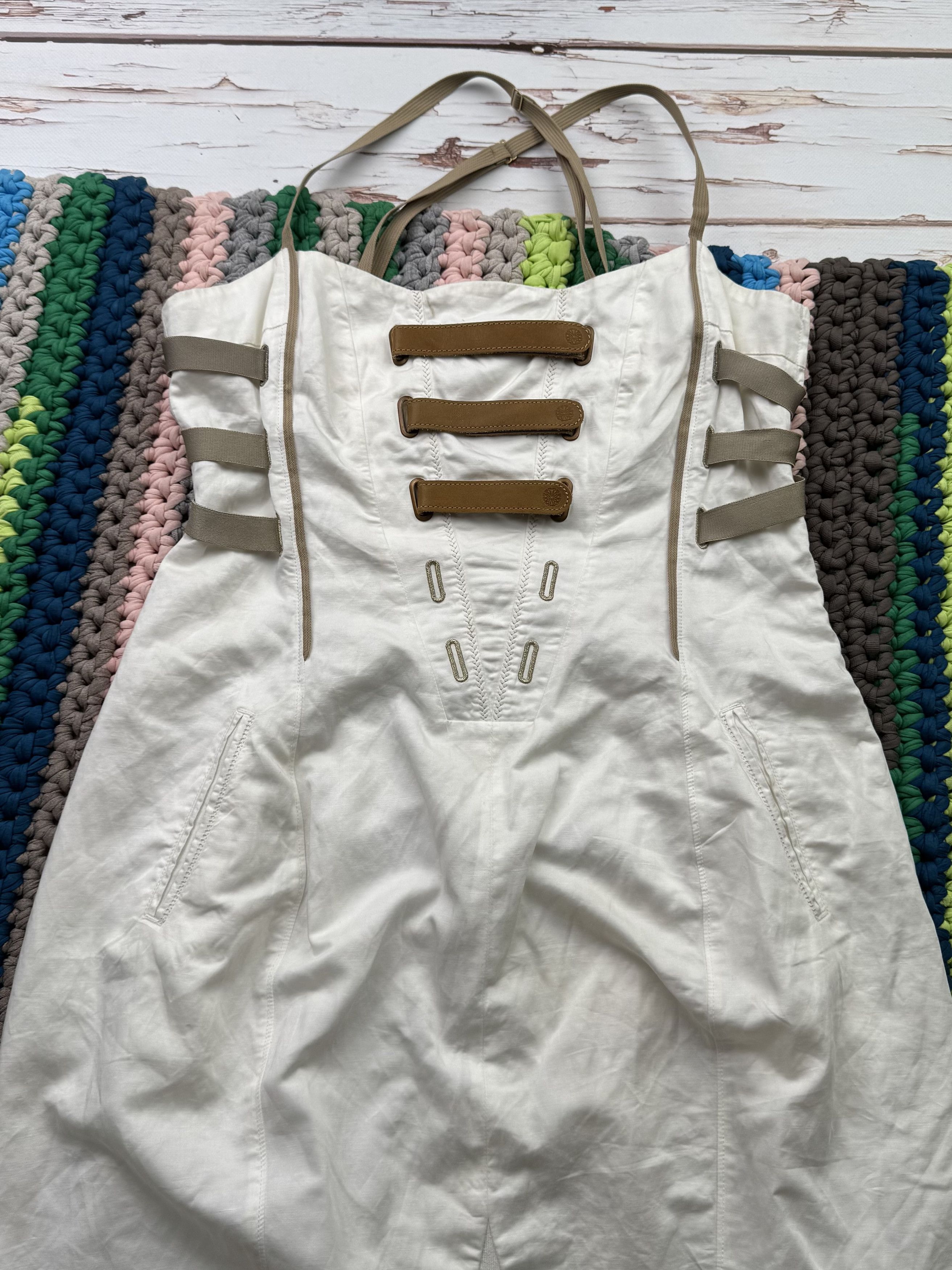 Marithe + Francois Girbaud Marithe Francois Girbaud Vintage Dress With Straps (V1)(D10) Size L / US 10 / IT 46 - 2 Thumbnail