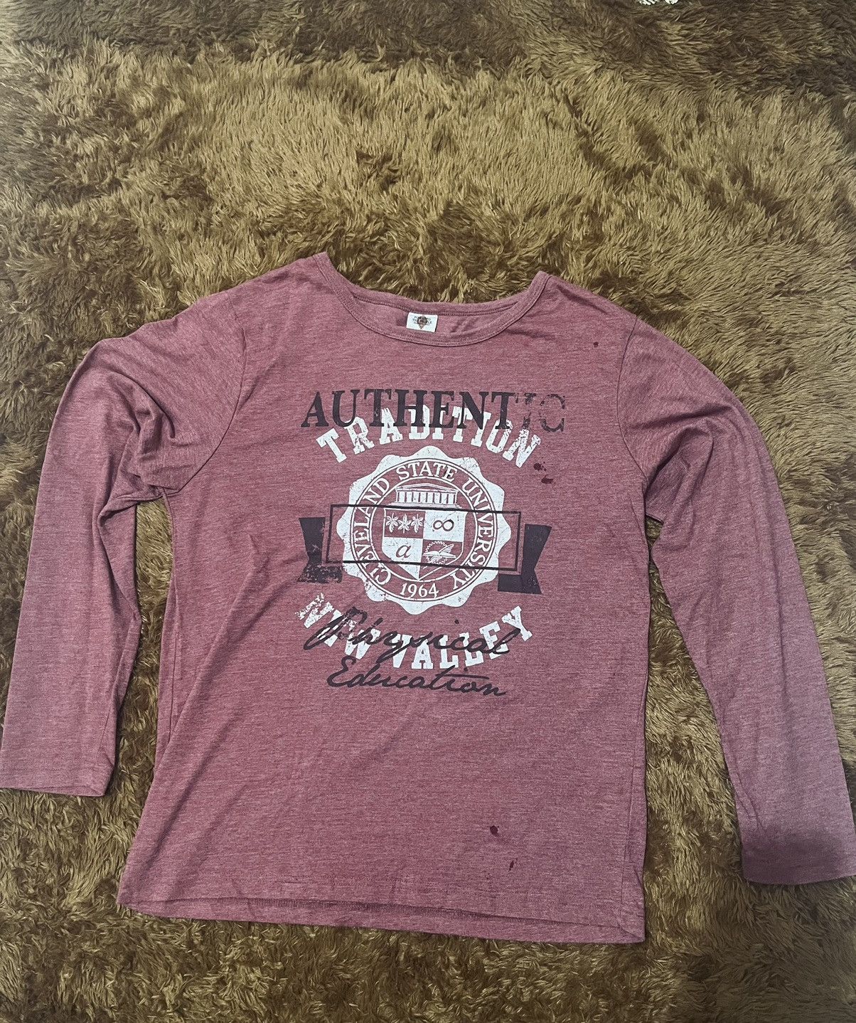Japanese Brand Powerto The People Authentic Tradition Poem Long Sleeve Size US L / EU 52-54 / 3 - 1 Thumbnail