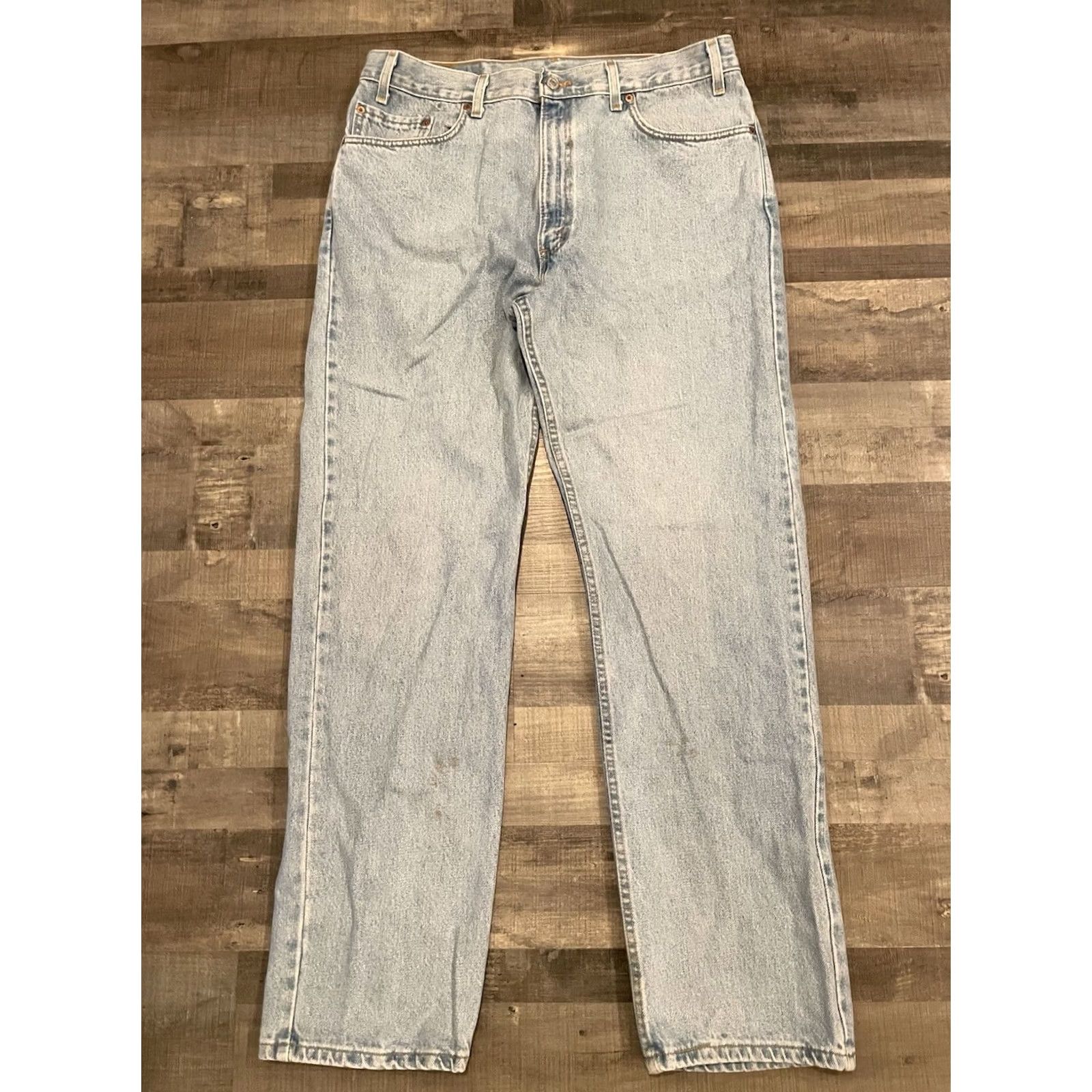 Levi's VINTAGE Levi's 505 Jeans Regular Men 38x31 Blue Distressed USA Straight F503 Size US 38 / EU 54 - 6 Thumbnail