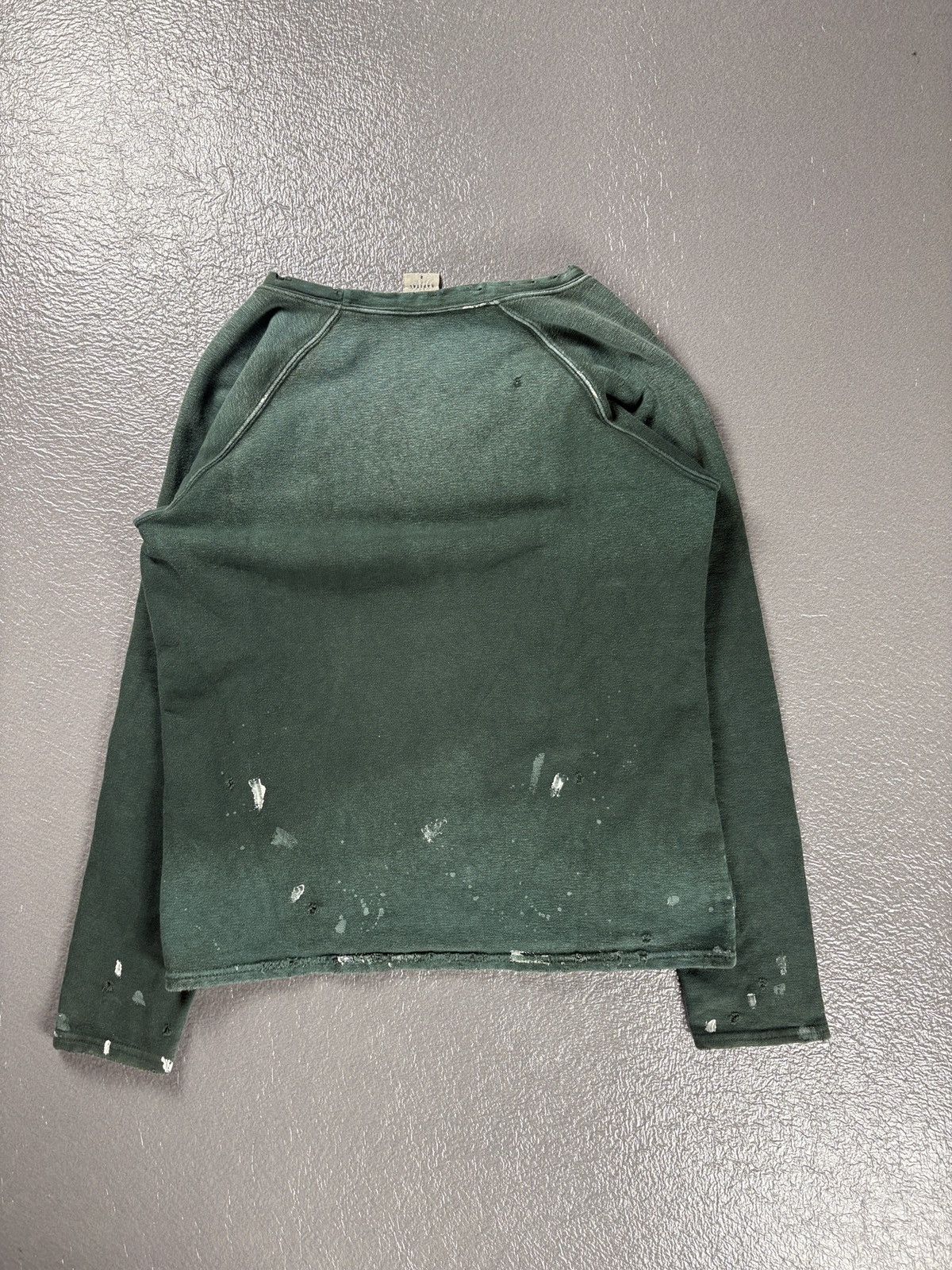 Kapital Kapital Archive Distressed Boro Sweatshirt Green Size US M / EU 48-50 / 2 - 13 Thumbnail