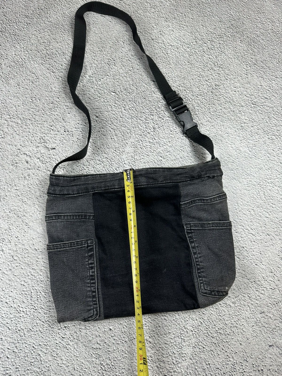 Japanese Brand Crazy Multipocket Shoulder Bag Diesel Style Tote Y2K Size ONE SIZE - 11 Thumbnail