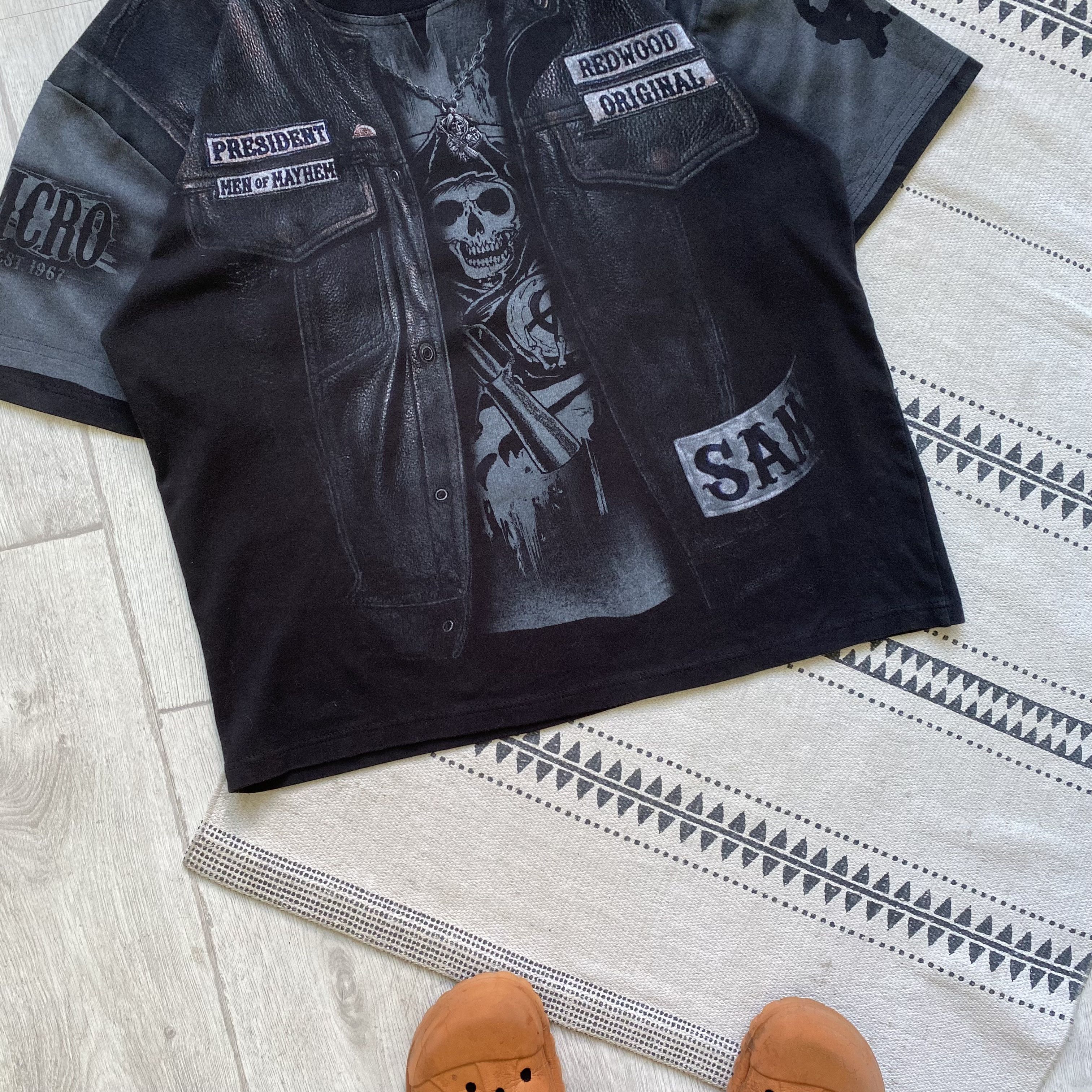 American Apparel ☠️ Vintage Sons Of Anarchy tee all overprint Movie Size US M / EU 48-50 / 2 - 4 Thumbnail