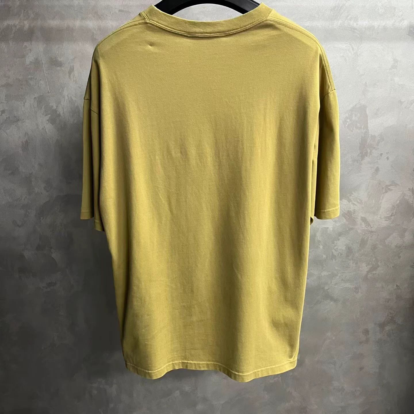 Balenciaga Balenciaga khaki oversized crewneck logo short sleeve tee XS Size US XS / EU 42 / 0 - 2 Thumbnail